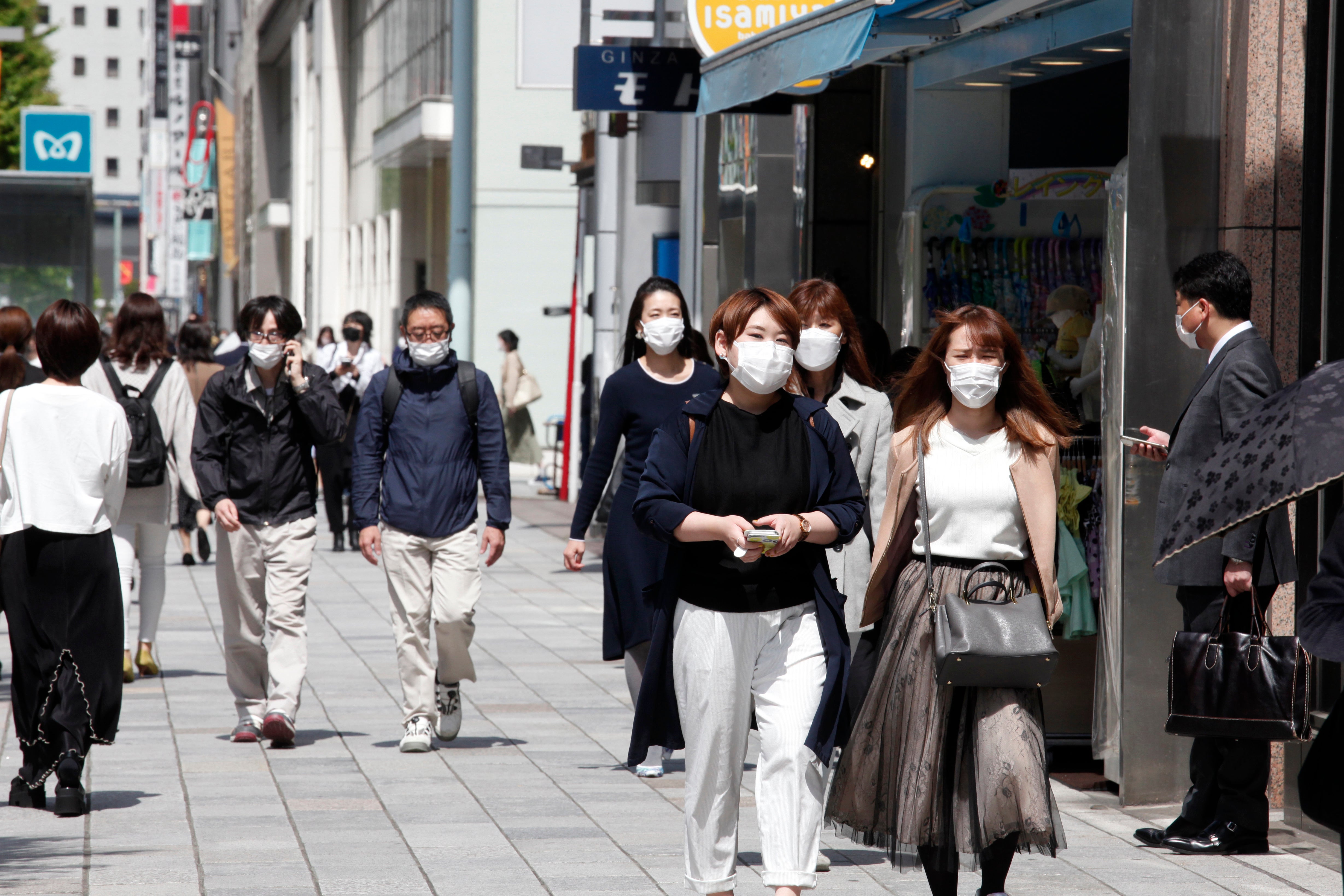 Virus Outbreak Japan Daily Life