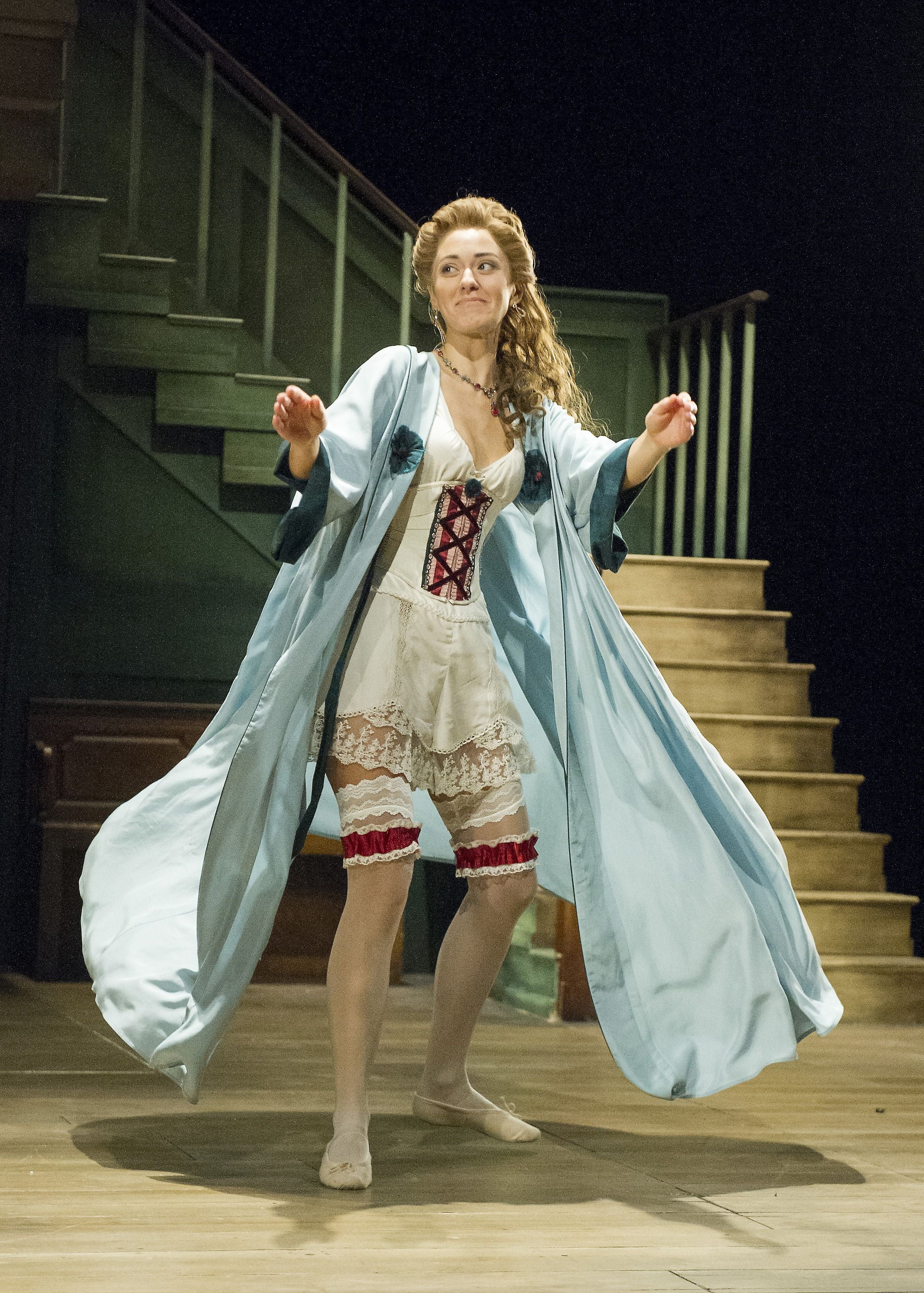 Funny bones: Fielding as Mrs Sullen in ‘The Beaux’ Stratagem’ at The National in 2015