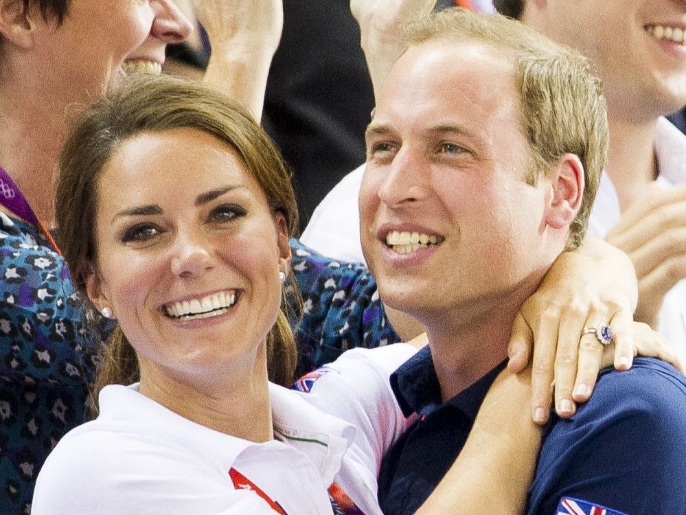 Kate and William at the 2012 London Summer Olympics