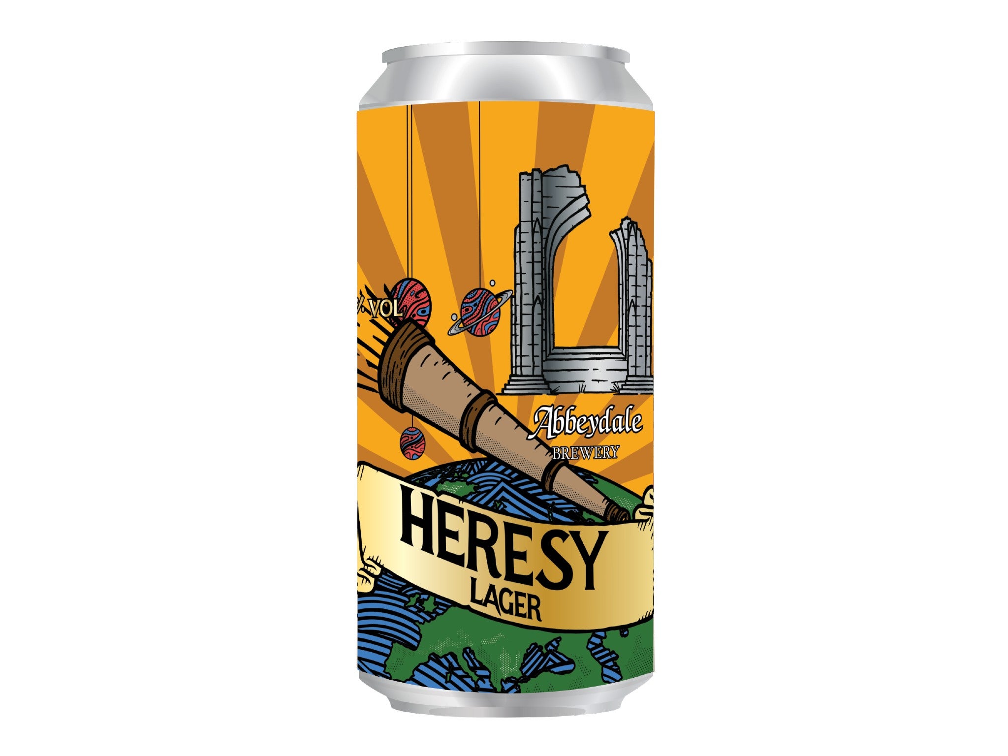 Abbeydale Brewery heresy lager, indybest