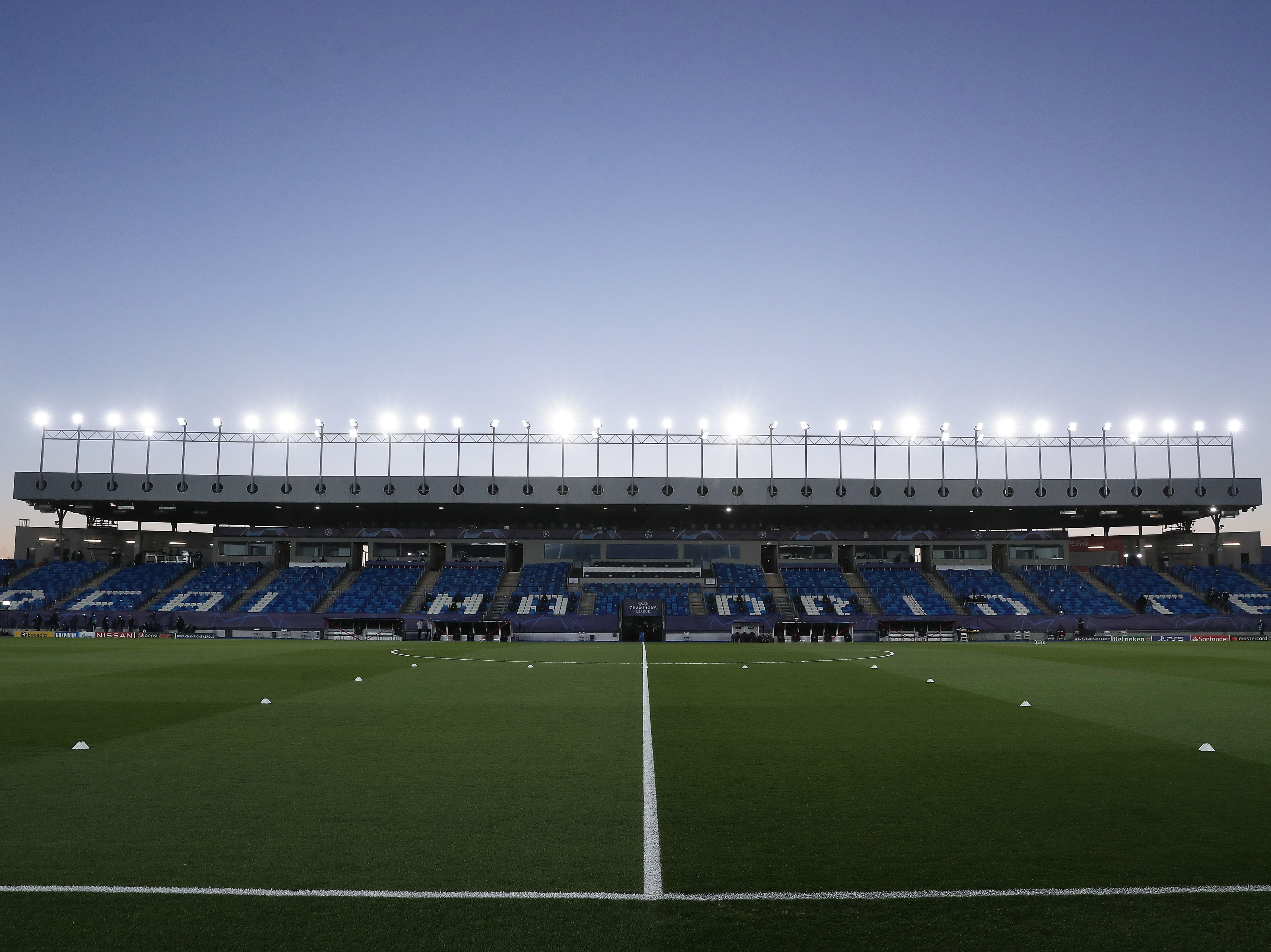 Real Madrid’s Estadio Alfredo Di Stefano training pitch