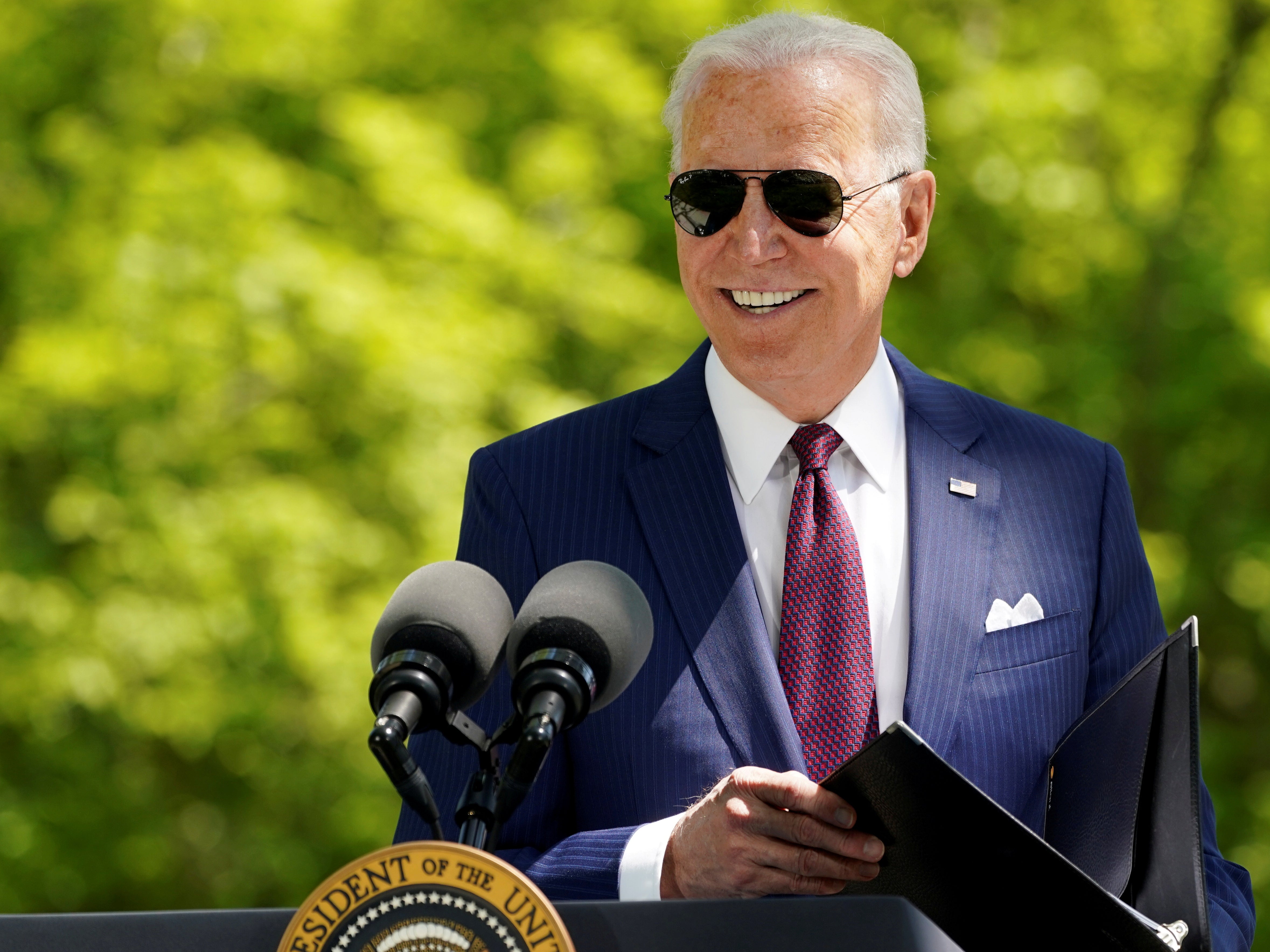 A new CNN poll shows President Biden is highly popular