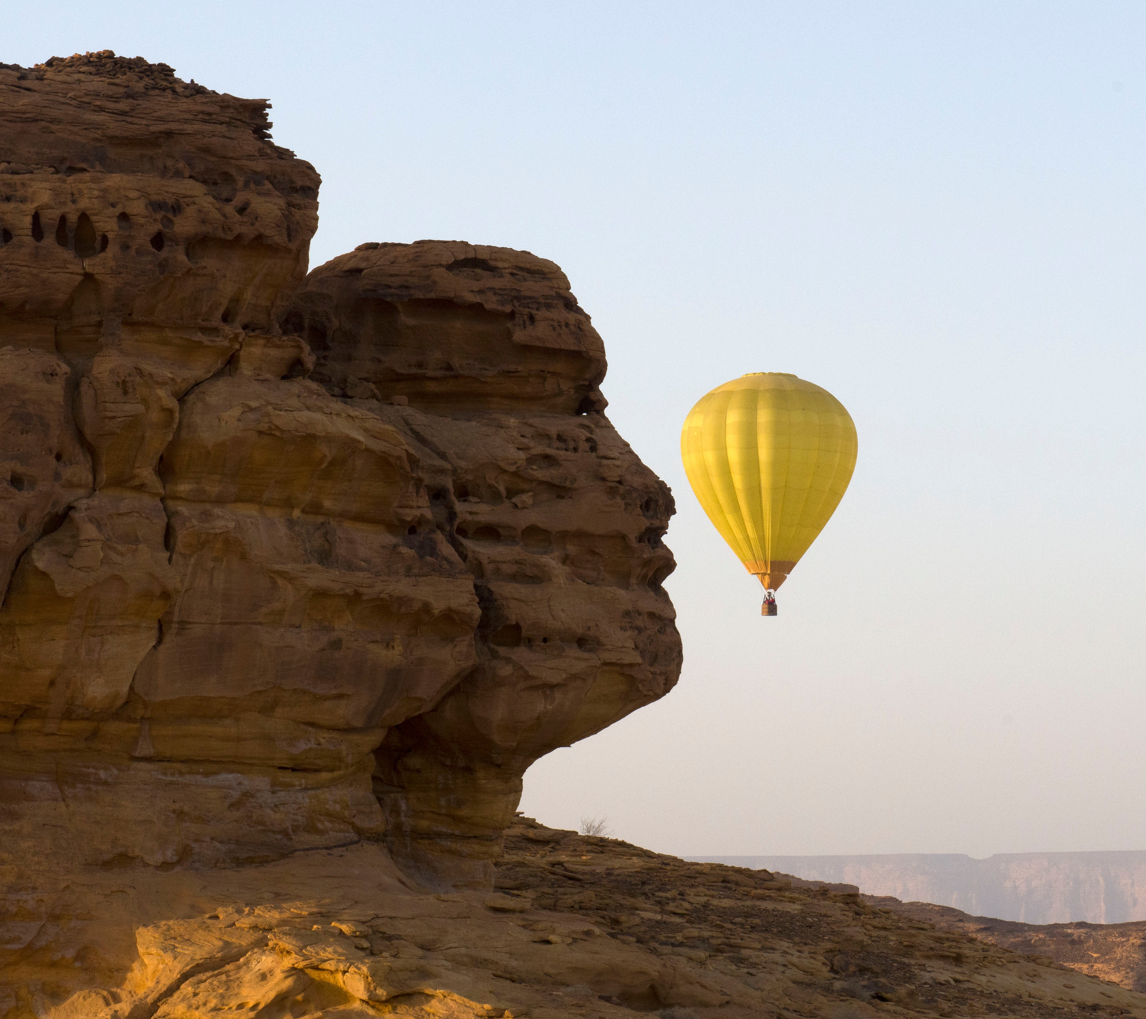 Hot air ballooning in AlUla