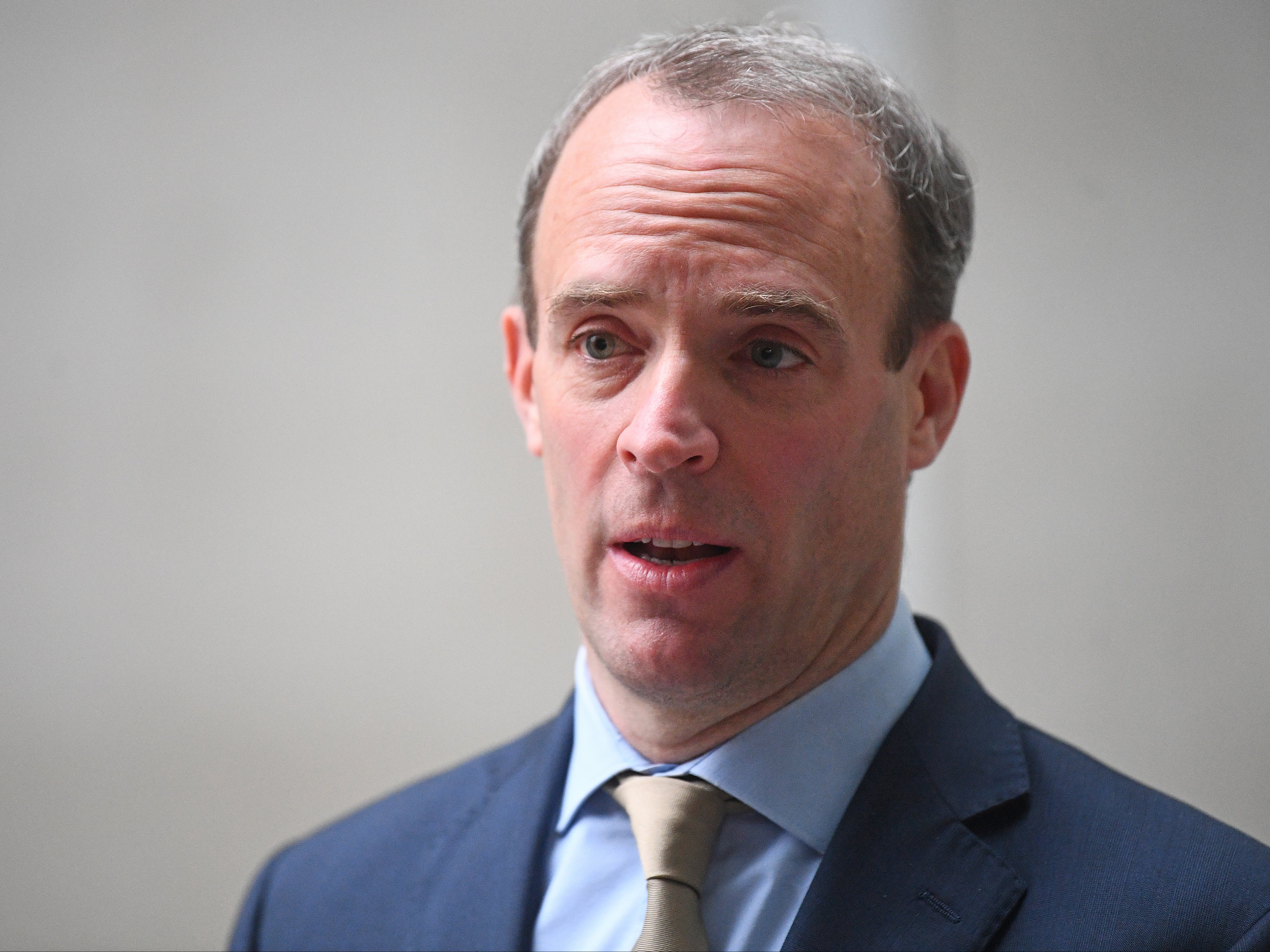 Foreign secretary Dominic Raab