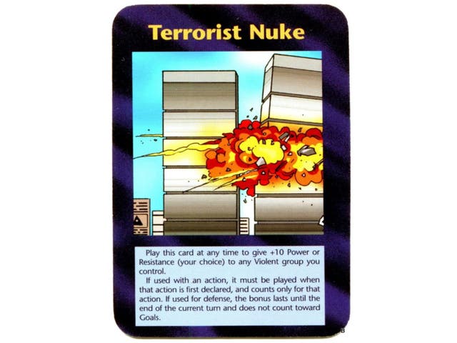 The ‘Terrorist Nuke’ card from Illuminati: New World Order