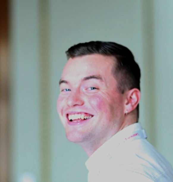 Jack Merritt pictured at the prisoner rehabilitation event at Fishmongers’ Hall