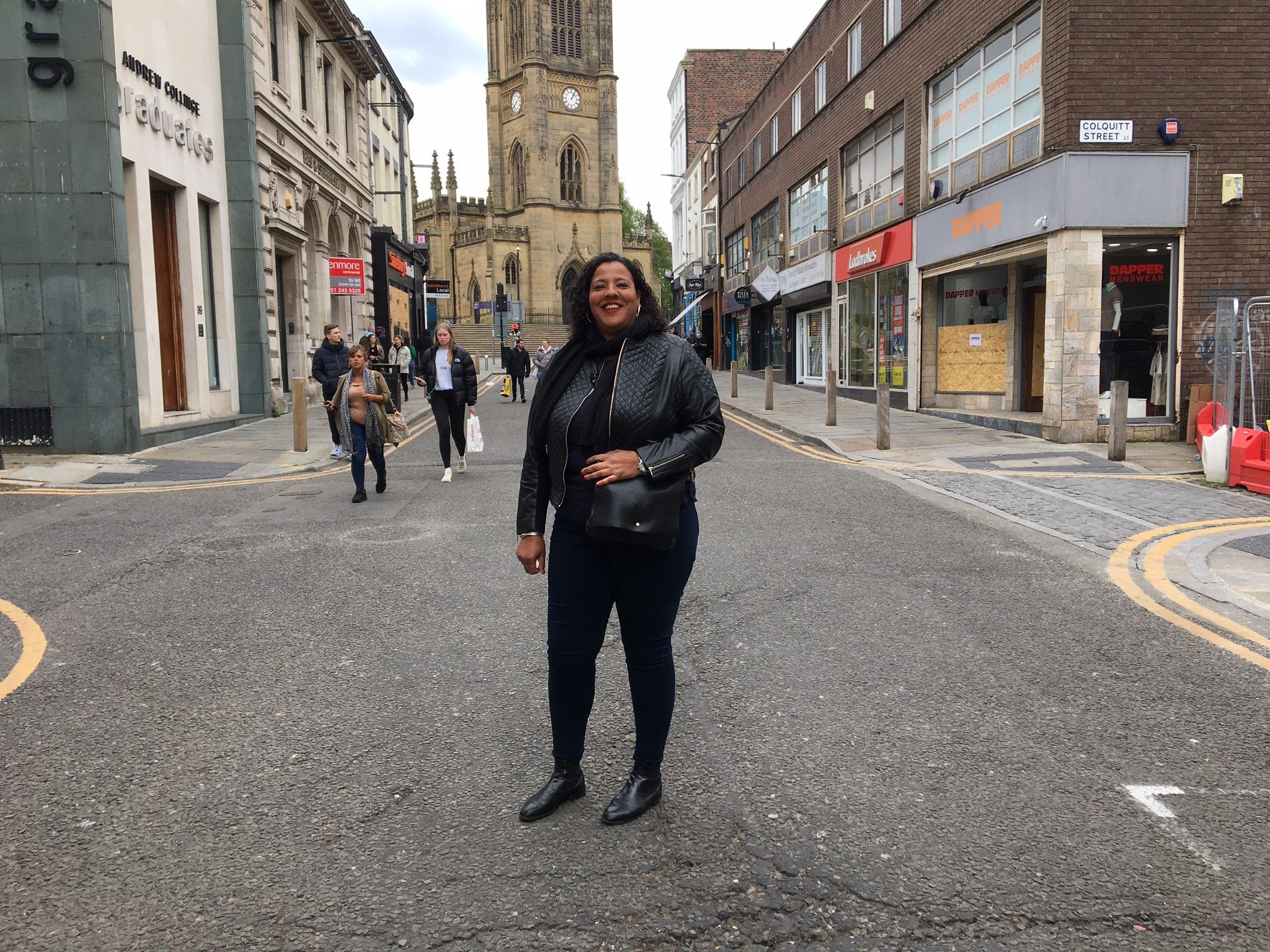 Joanne Anderson in Liverpool’s Bold Street