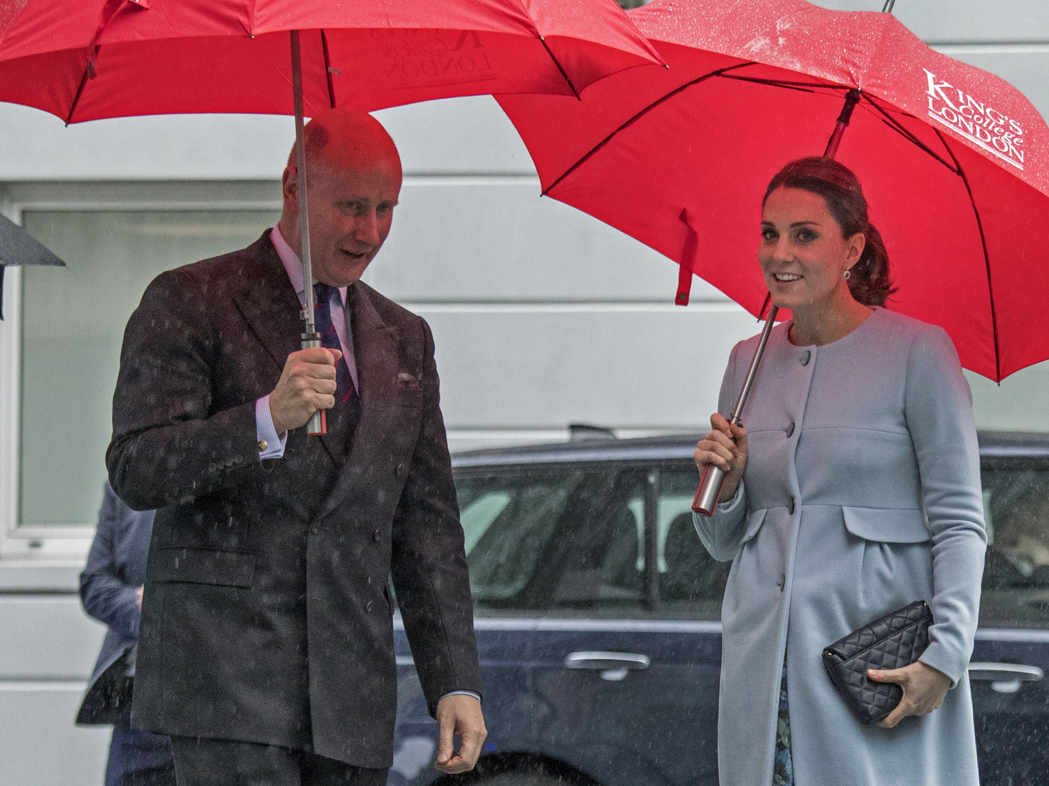 With the Duchess of Cambridge in 2018