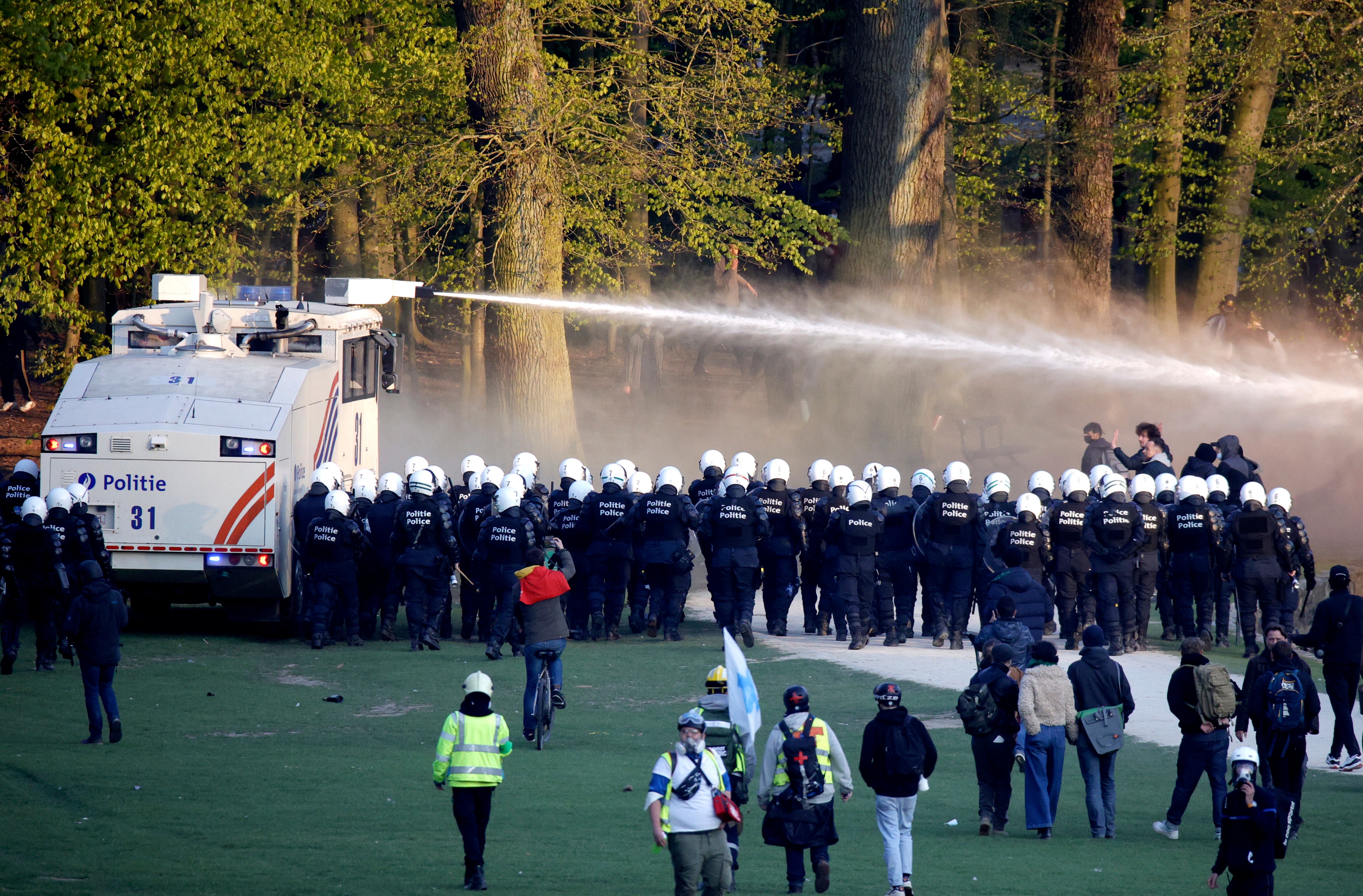 Virus Outbreak Belgium May Day