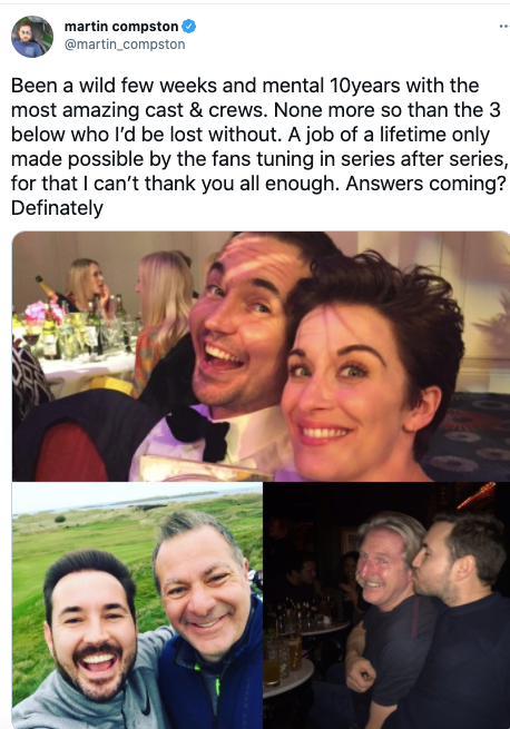 Martin Compston has posted a nostalgic post about his time on ‘Line of Duty’ ahead of the finale