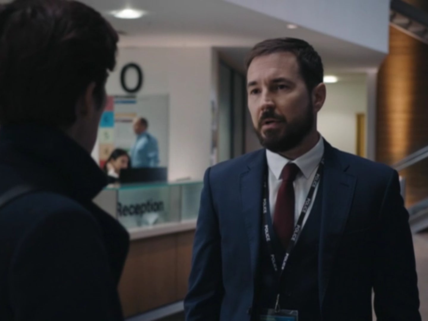 Steve Arnott (Martin Compston) in Line of Duty, episode seven