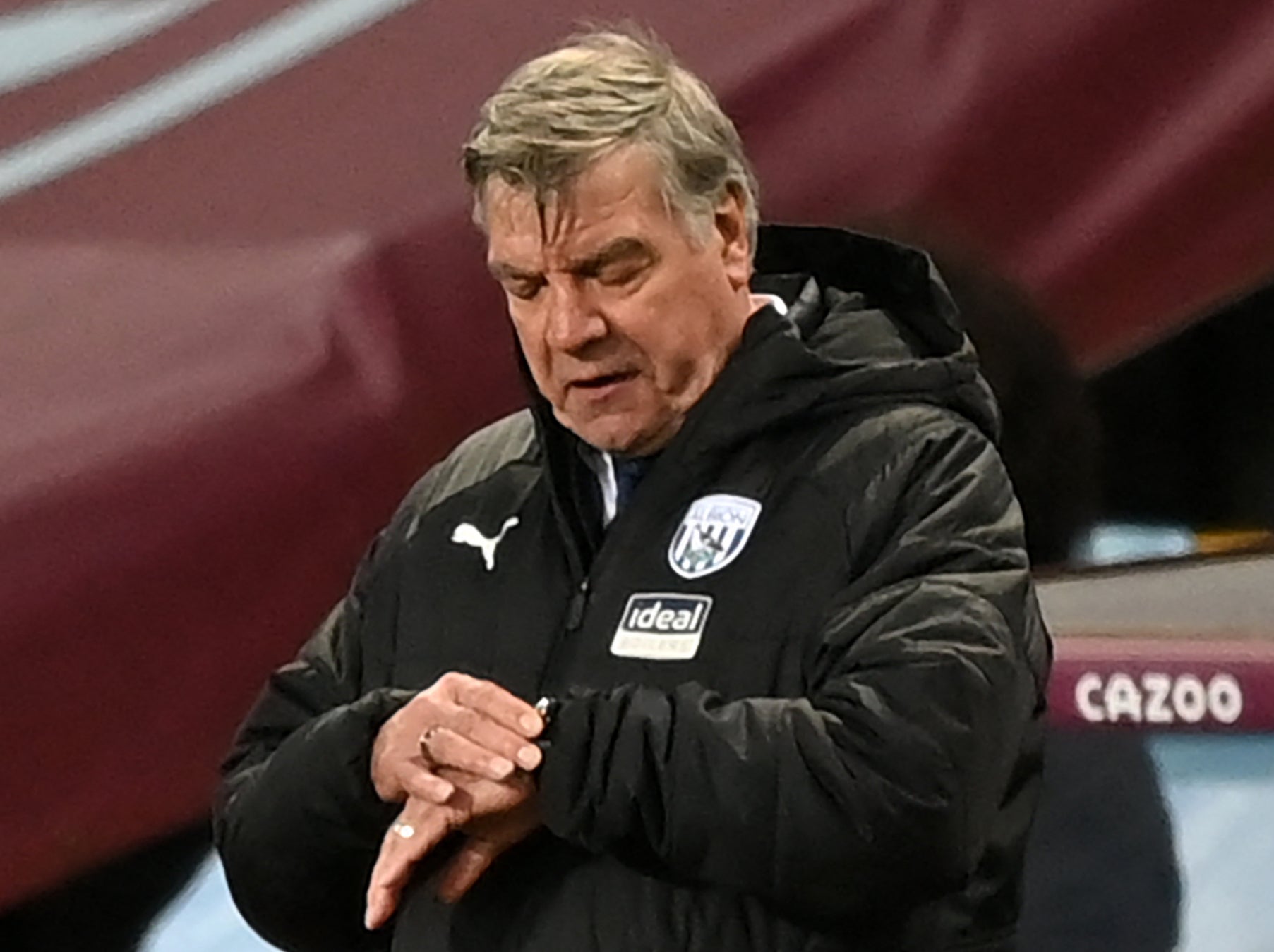 West Brom coach Sam Allardyce