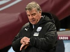 Sam Allardyce steps down as West Brom coach following defeat by West Ham