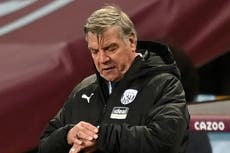 Sam Allardyce steps down as West Brom coach following defeat by West Ham