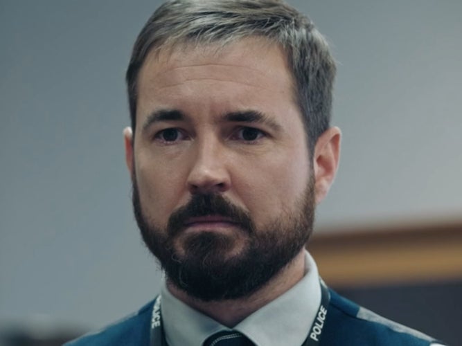 Martin Compston as DI Steve Arnott in ‘Line of Duty’