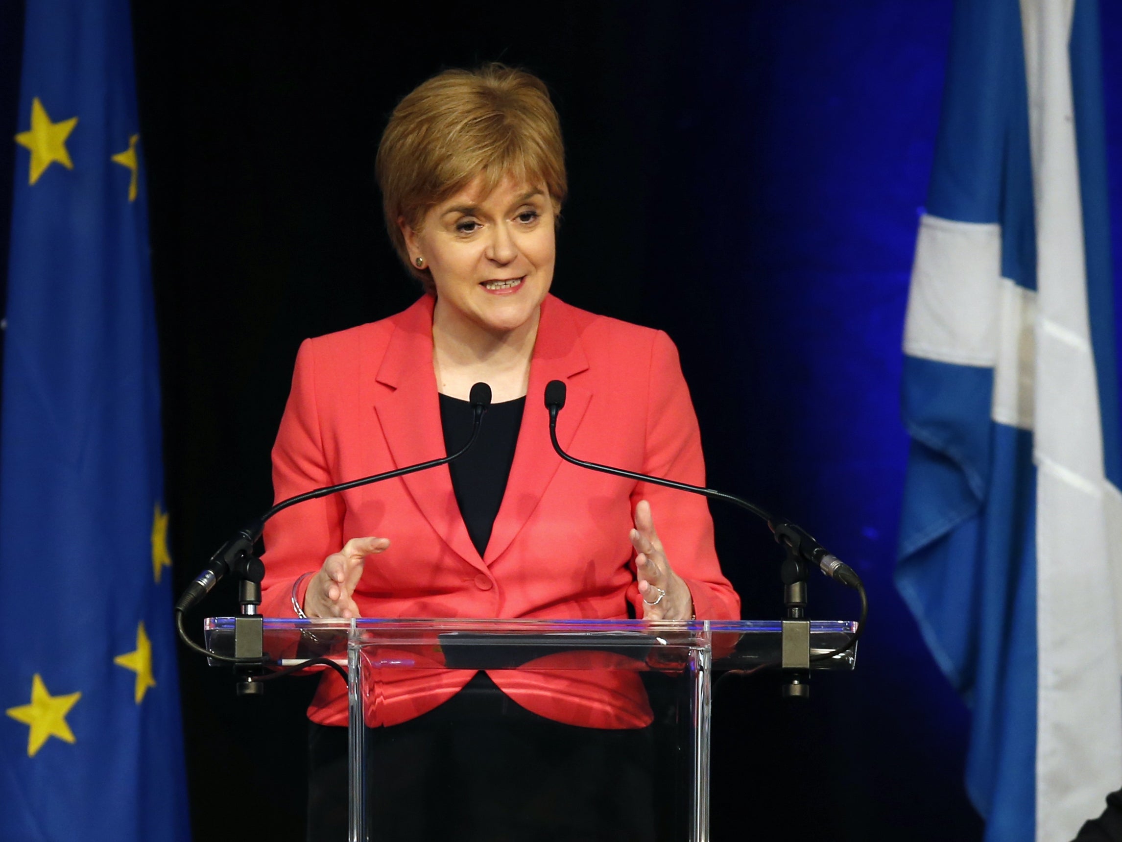 SNP leader and Scotland’s first minister Nicola Sturgeon