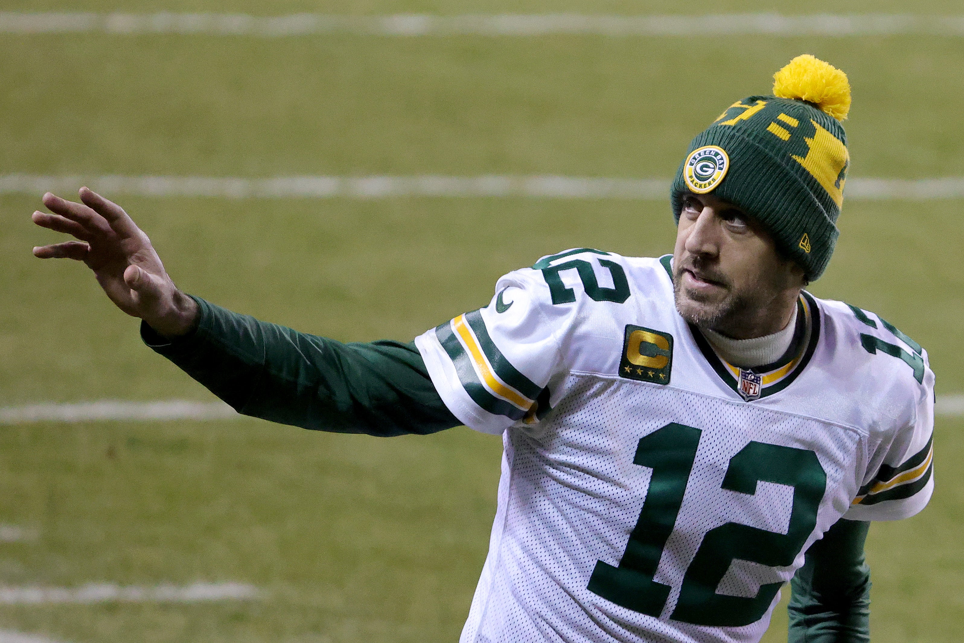 Green Bay Packers quarterback Aaron Rodgers