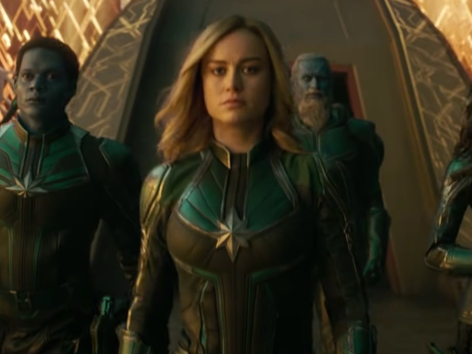 Brie Larson in ‘Captain Marvel’