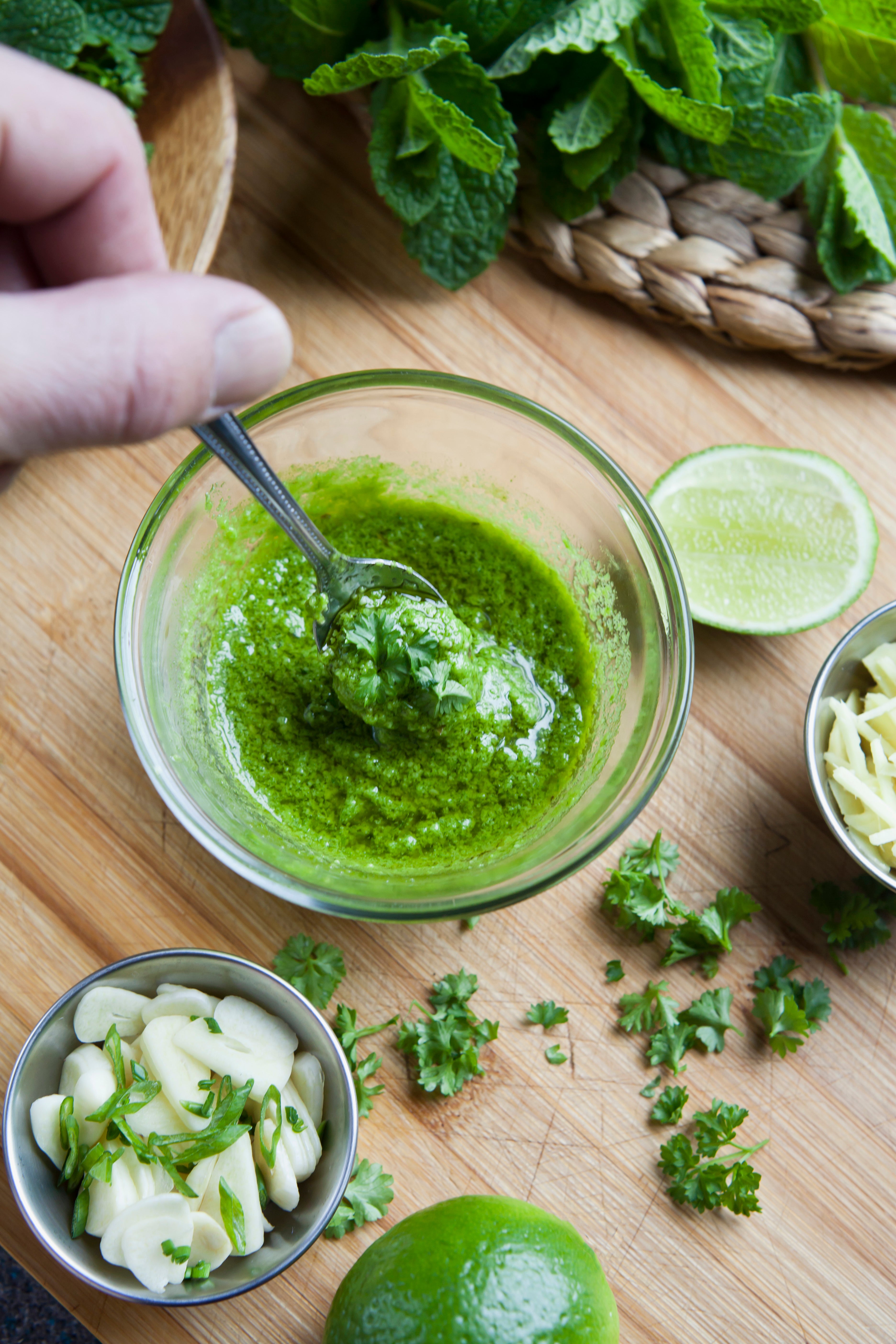 Guasacaca is one of the wonderful condiments from Venezuelan cuisine