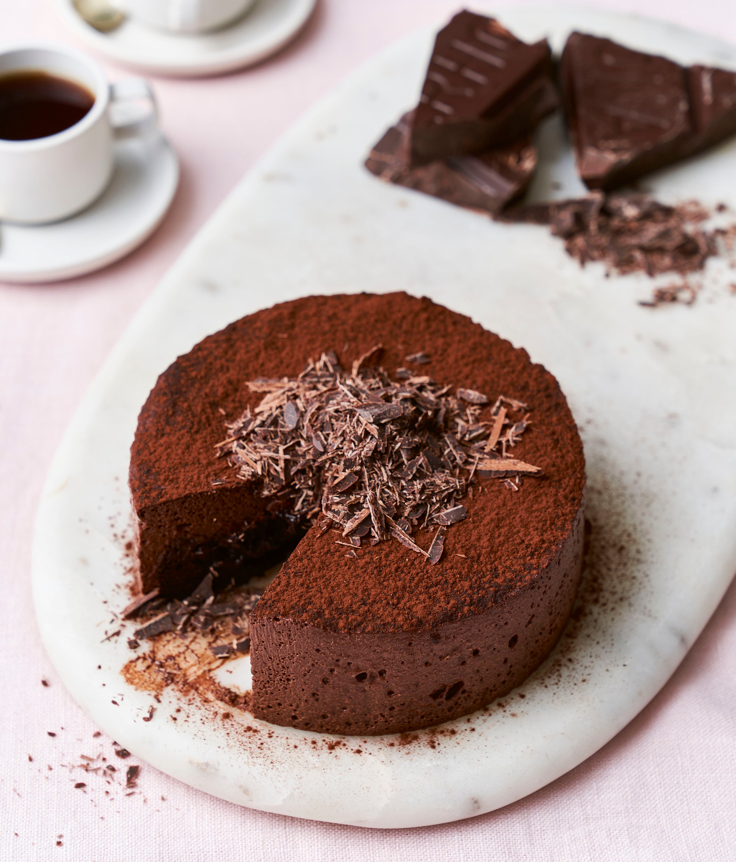 Blanc’s chocolate mousse cake, ‘a fabulous dessert’