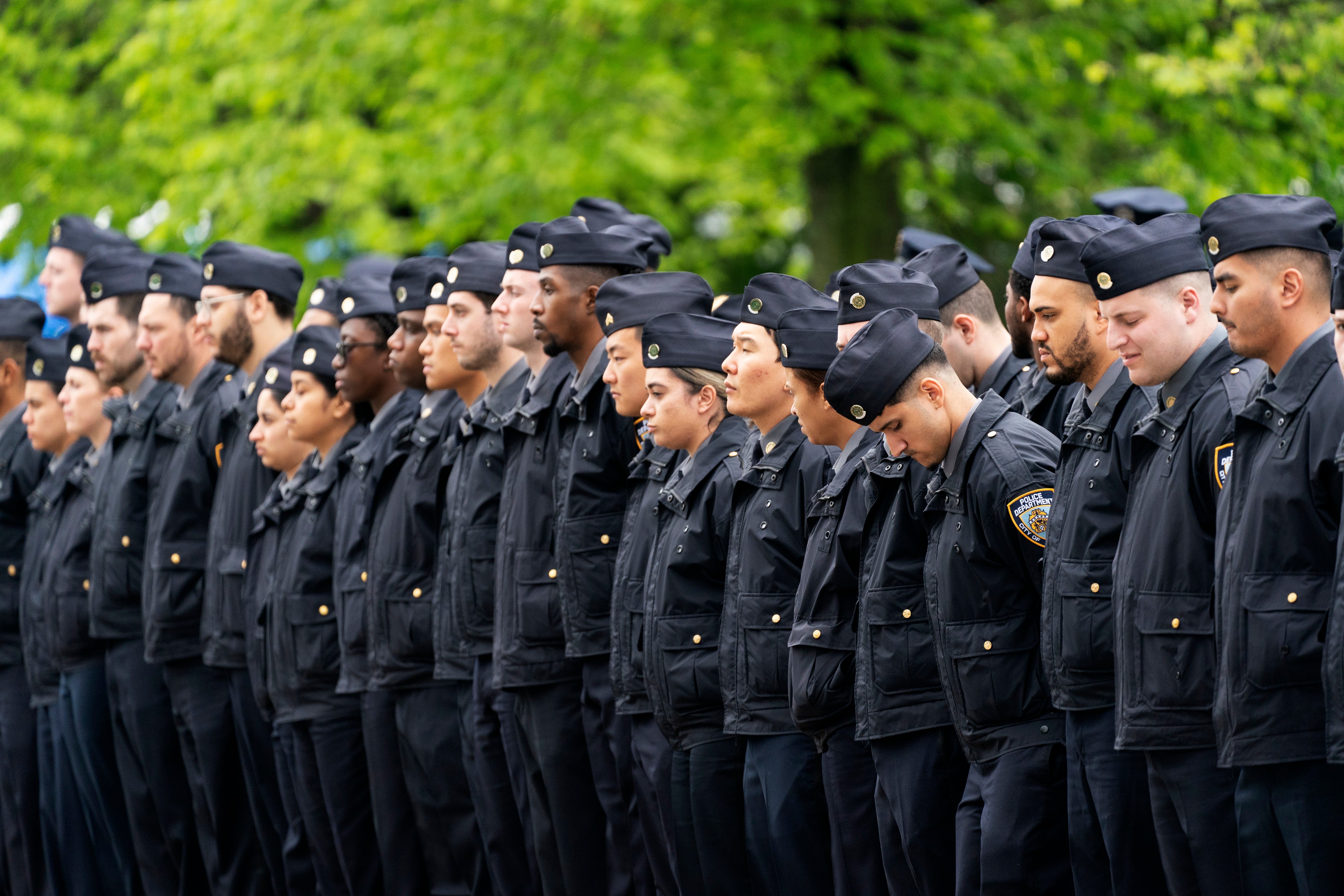 Officer Fatally Struck Funeral