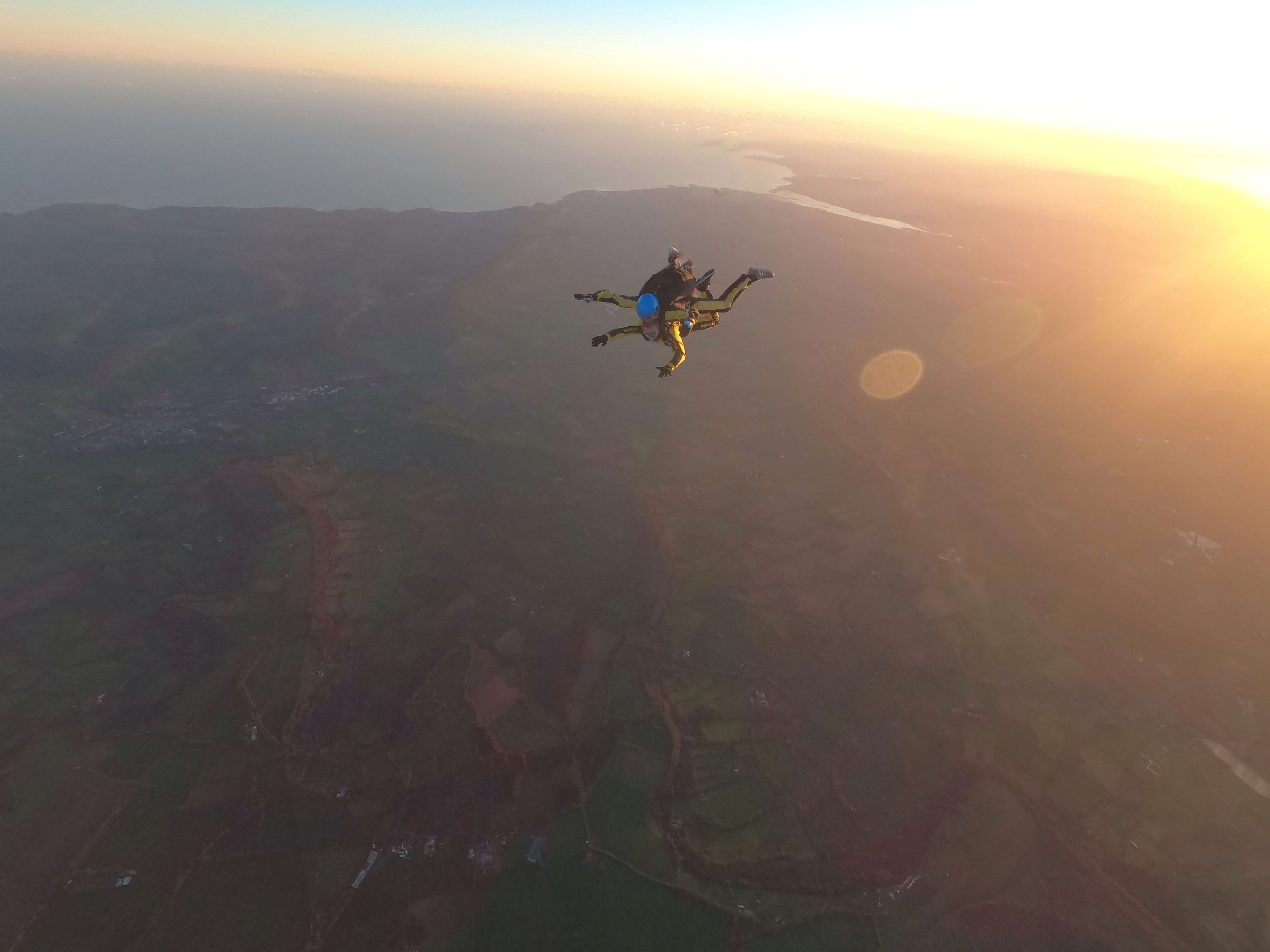 With Devon skydives you get views of both the sea and stunning landscapes