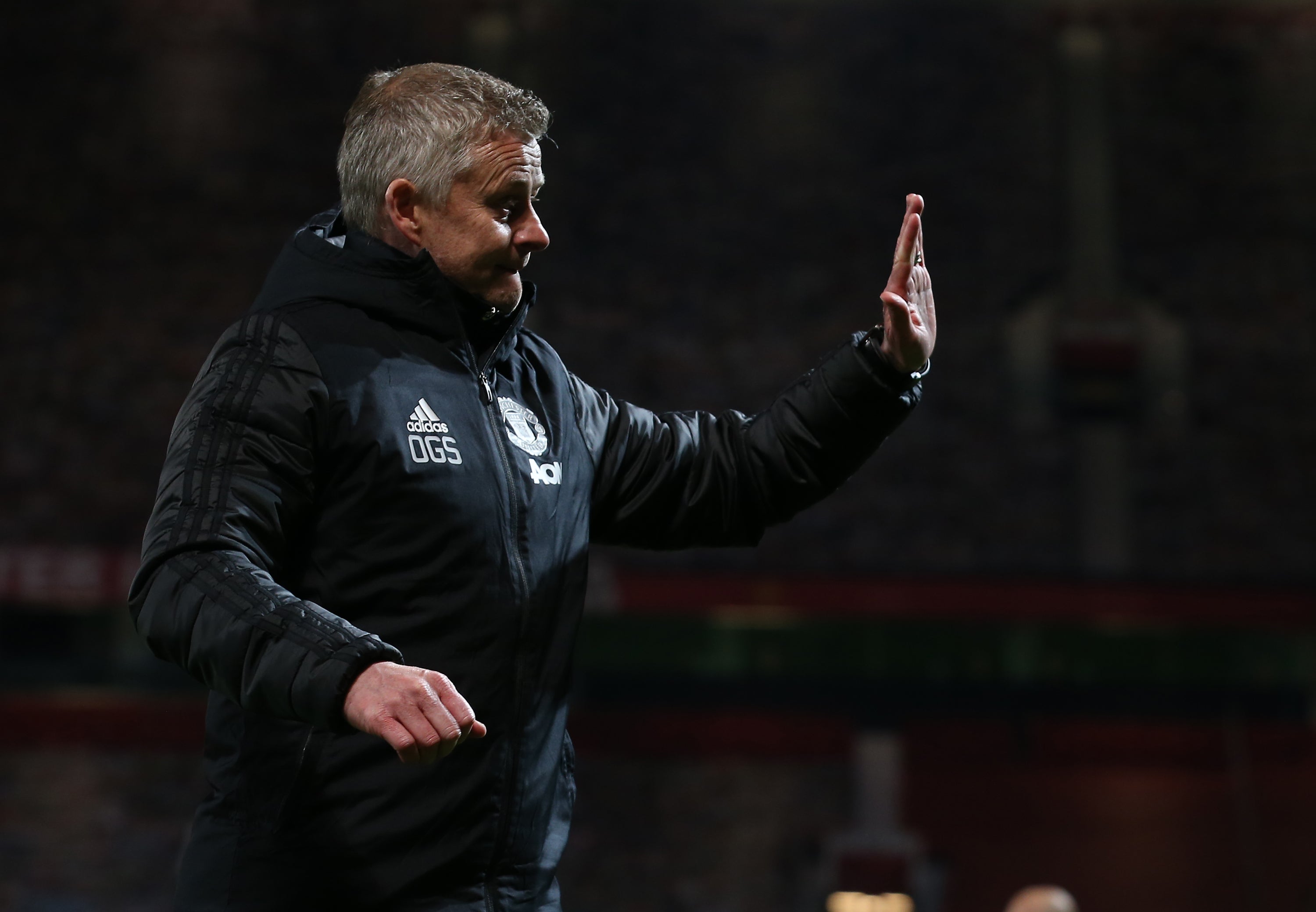 United coach Ole Gunnar Solskjaer has been put in a difficult position amid the protests