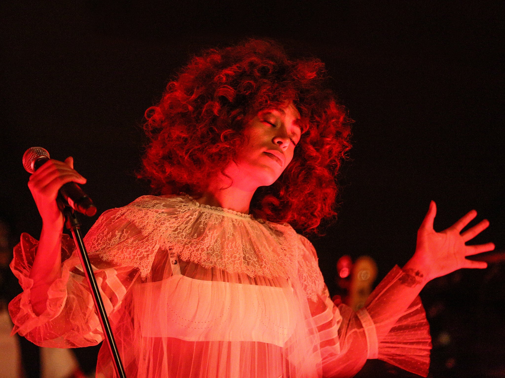 Part of a cultural movement: Solange performing in 2017