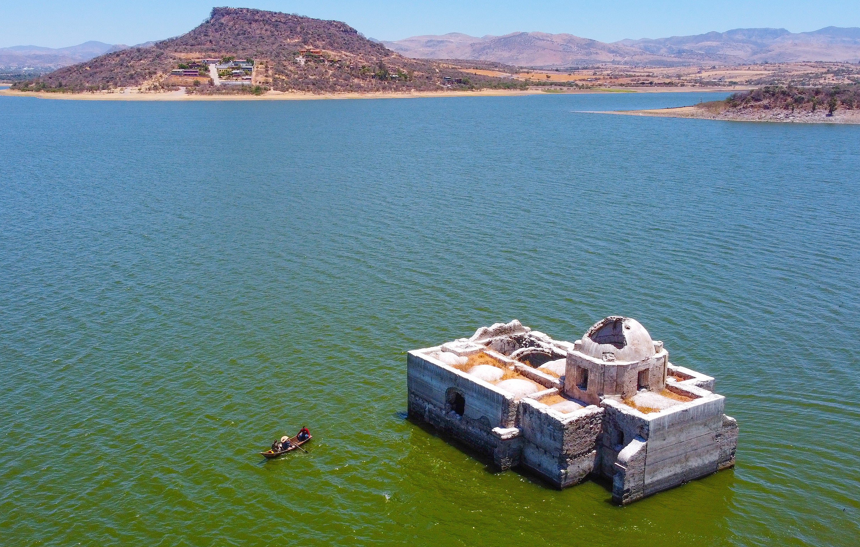 Virgen de los Dolores Temple in Zangarro community, Guanajuato state