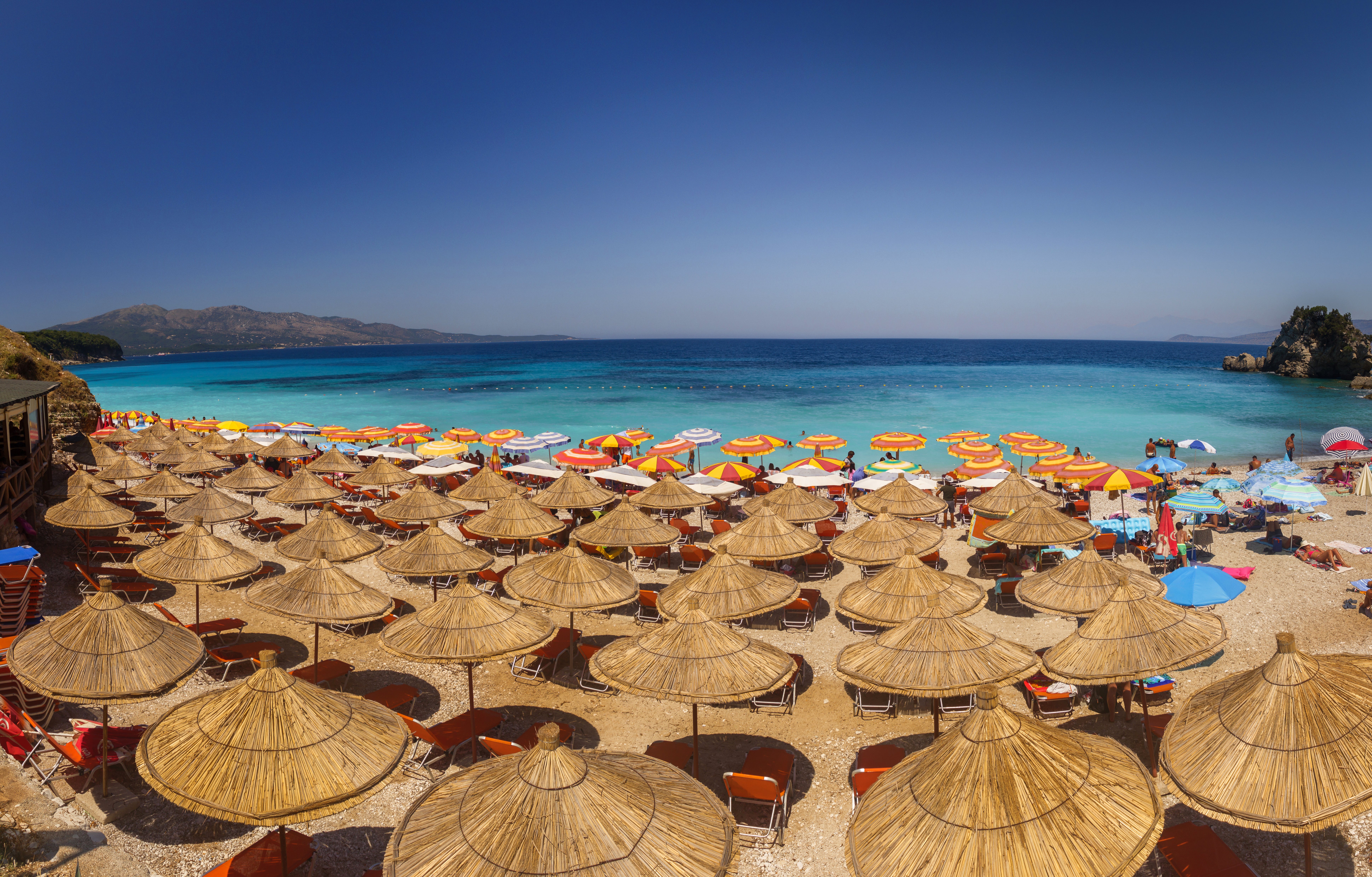 Adriatic bliss? The beach at Durres in Albania