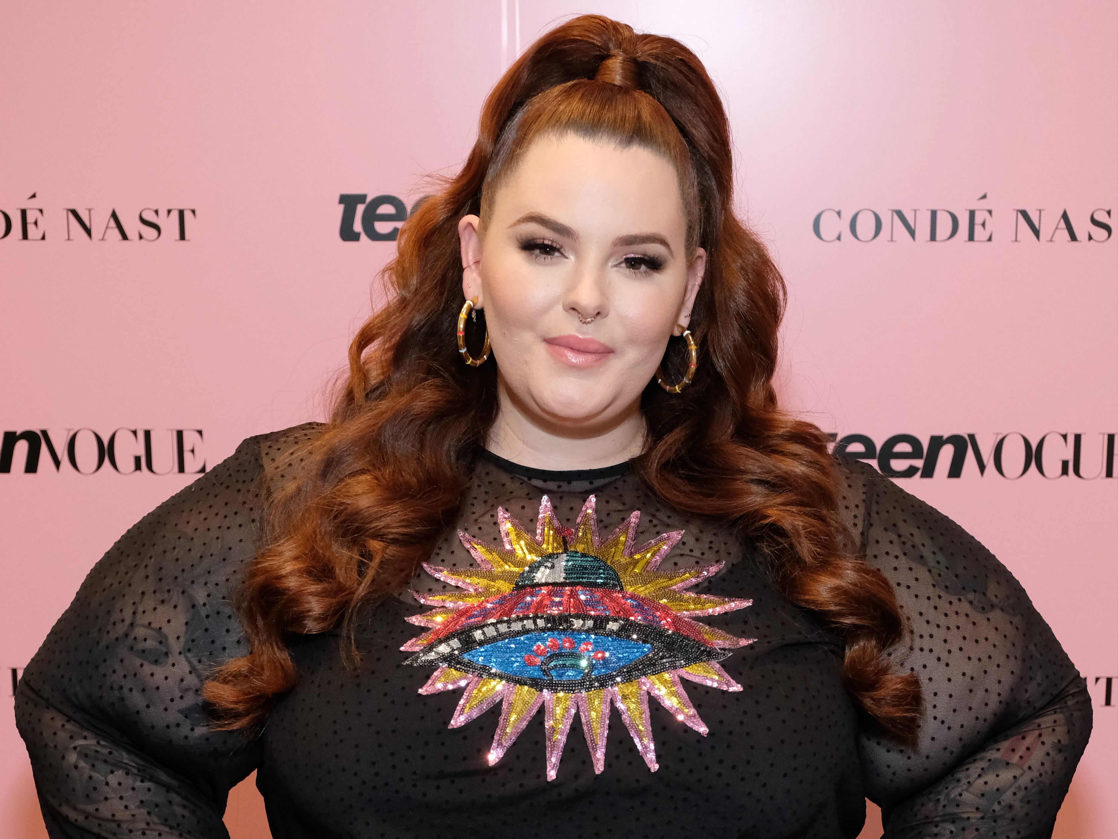 Tess Holliday says comments accusing her of lying about anorexia show ‘larger problem’ of lack of representation 