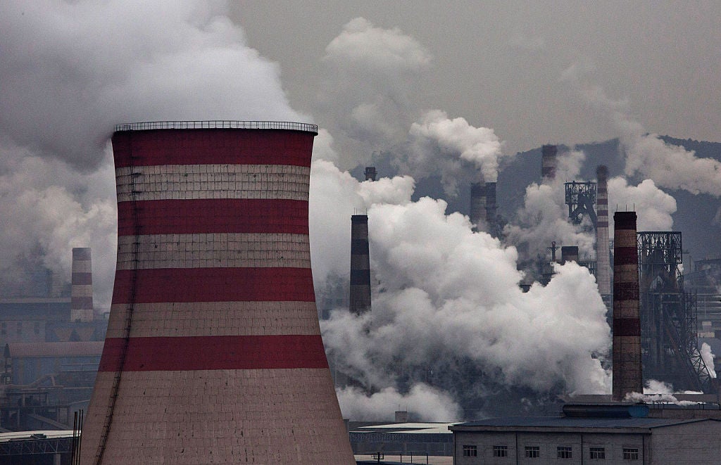 China’s greenhouse gas emissions exceed total of US and developed countries, report finds