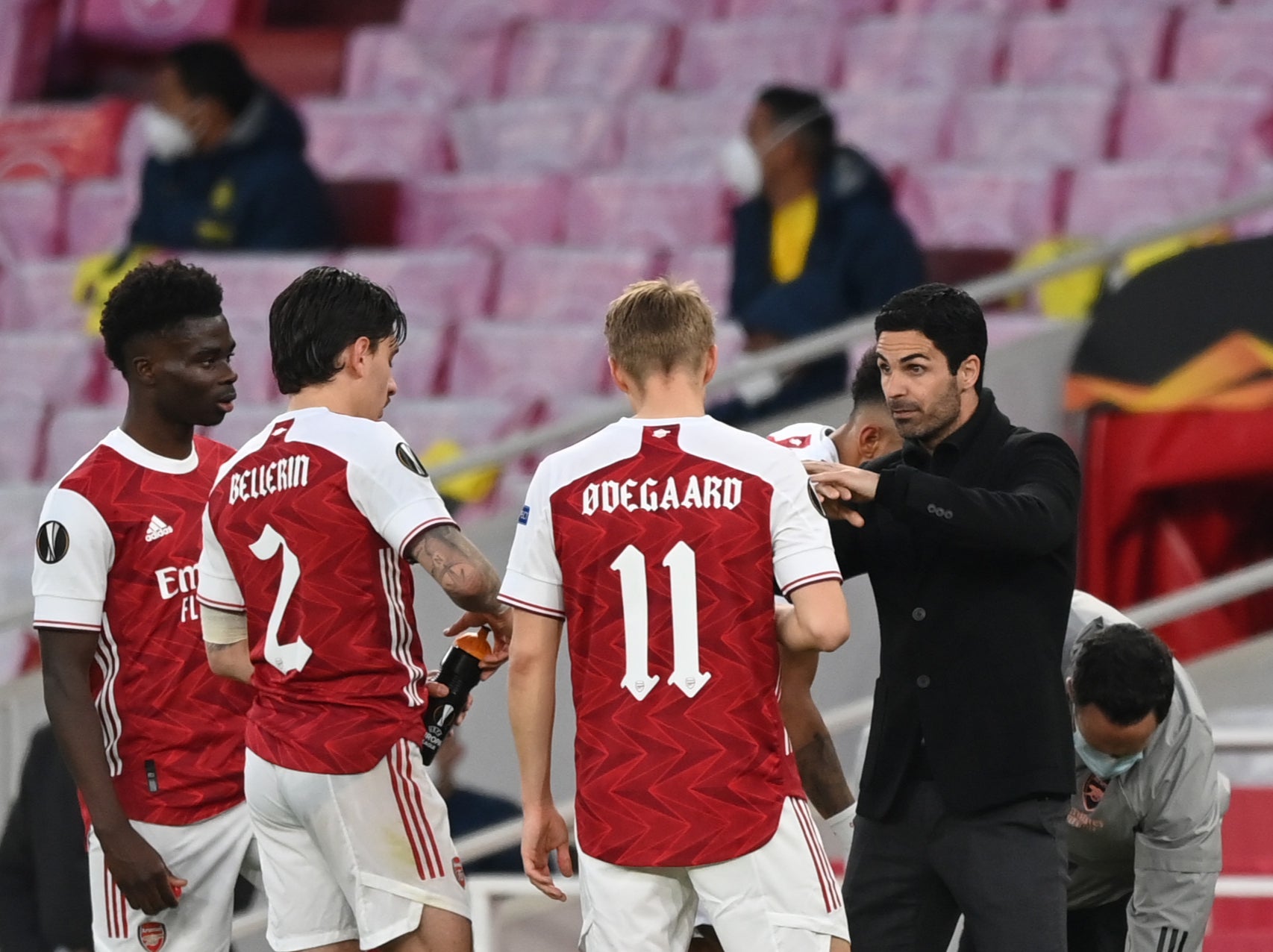 Arsenal coach Mikel Arteta was unable to inspire his players to victory against Villarreal