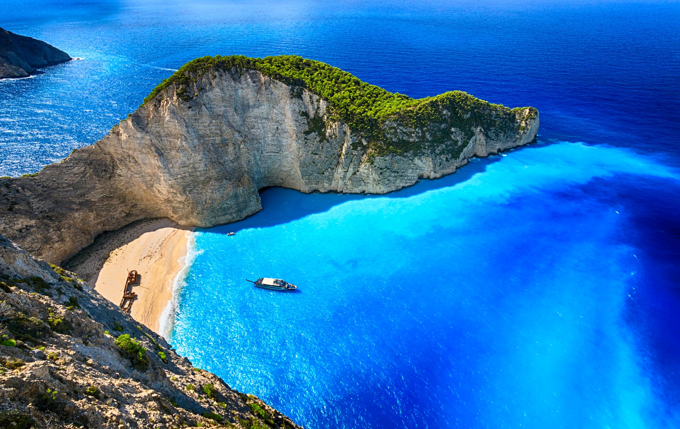 Navagio Bay on Zakynthos