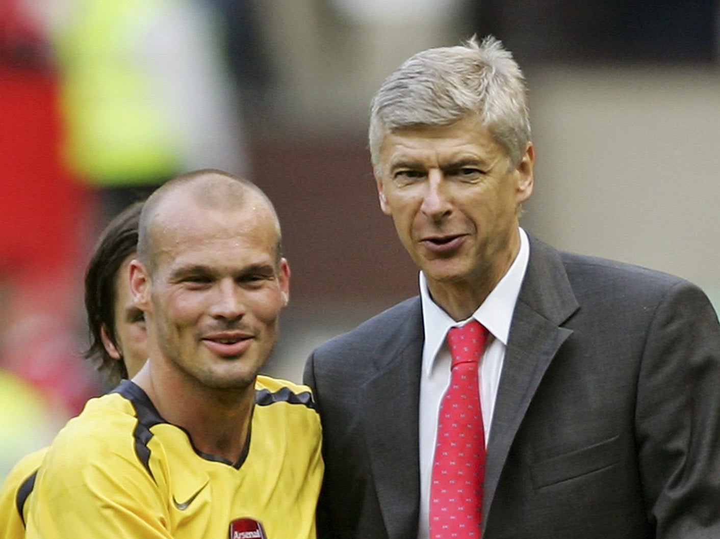 Freddie Ljungberg with Arsene Wenger in 2006