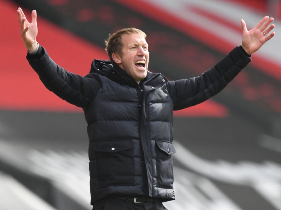 Graham Potter has been linked with the Tottenham job