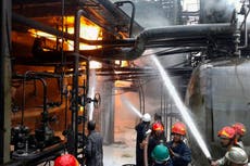 Fire at Syrian oil refinery extinguished after leakage