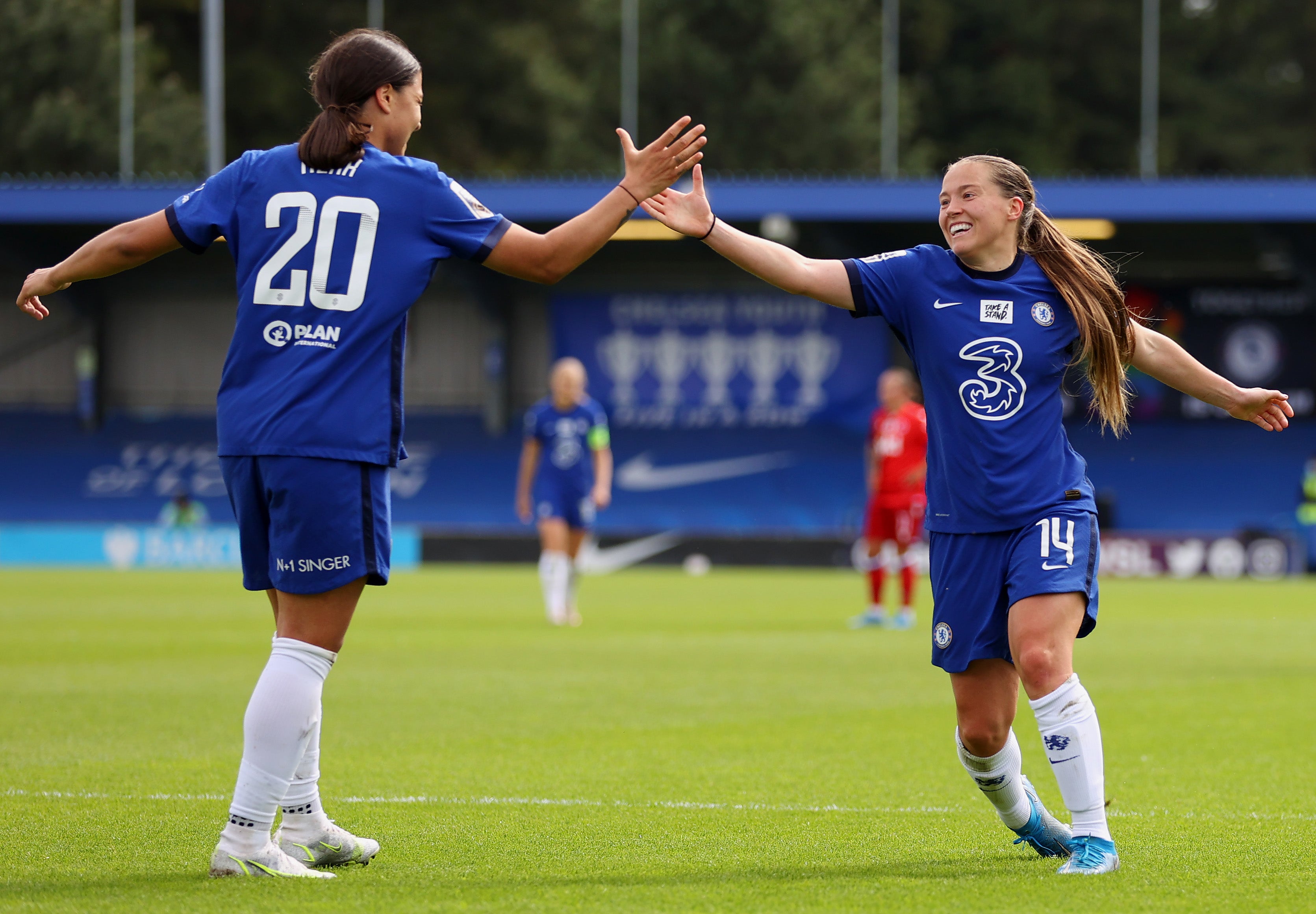 Sam Kerr and Fran Kirby’s strike partnership has fired Chelsea to the title this season