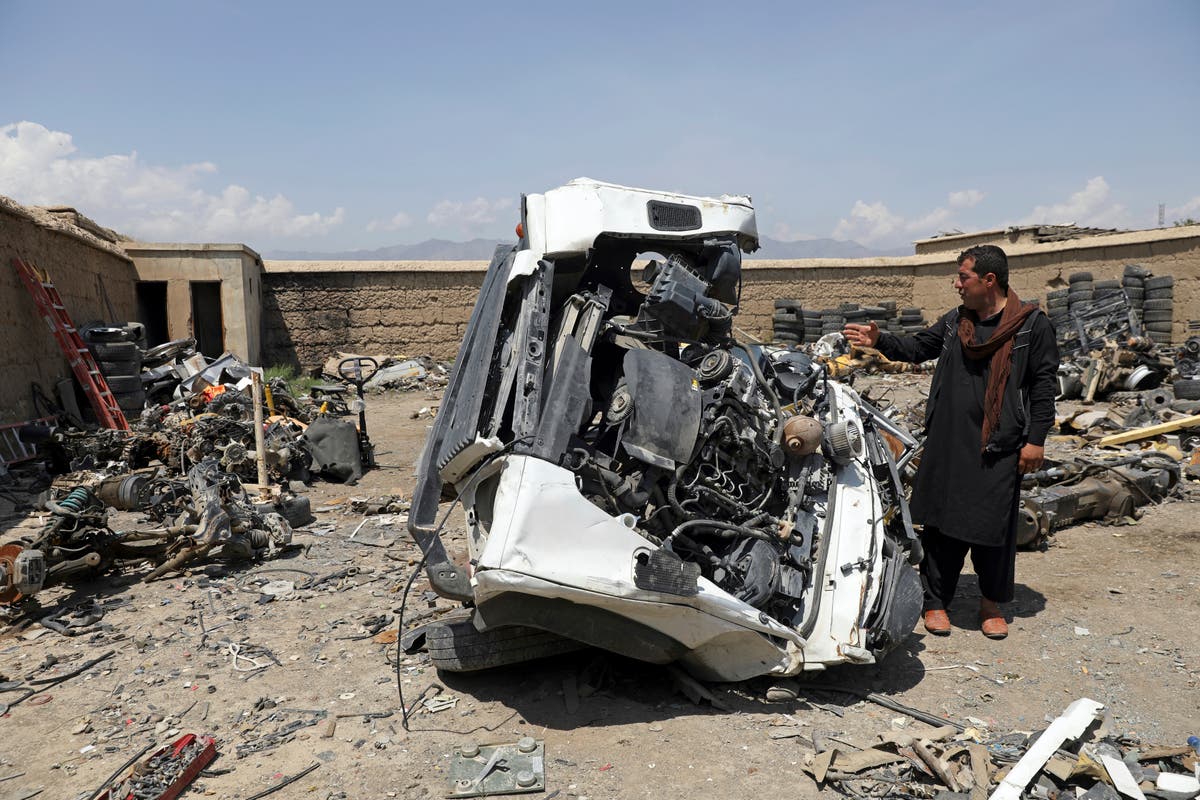 US destroys unwanted military equipment in Afghanistan to be sold as