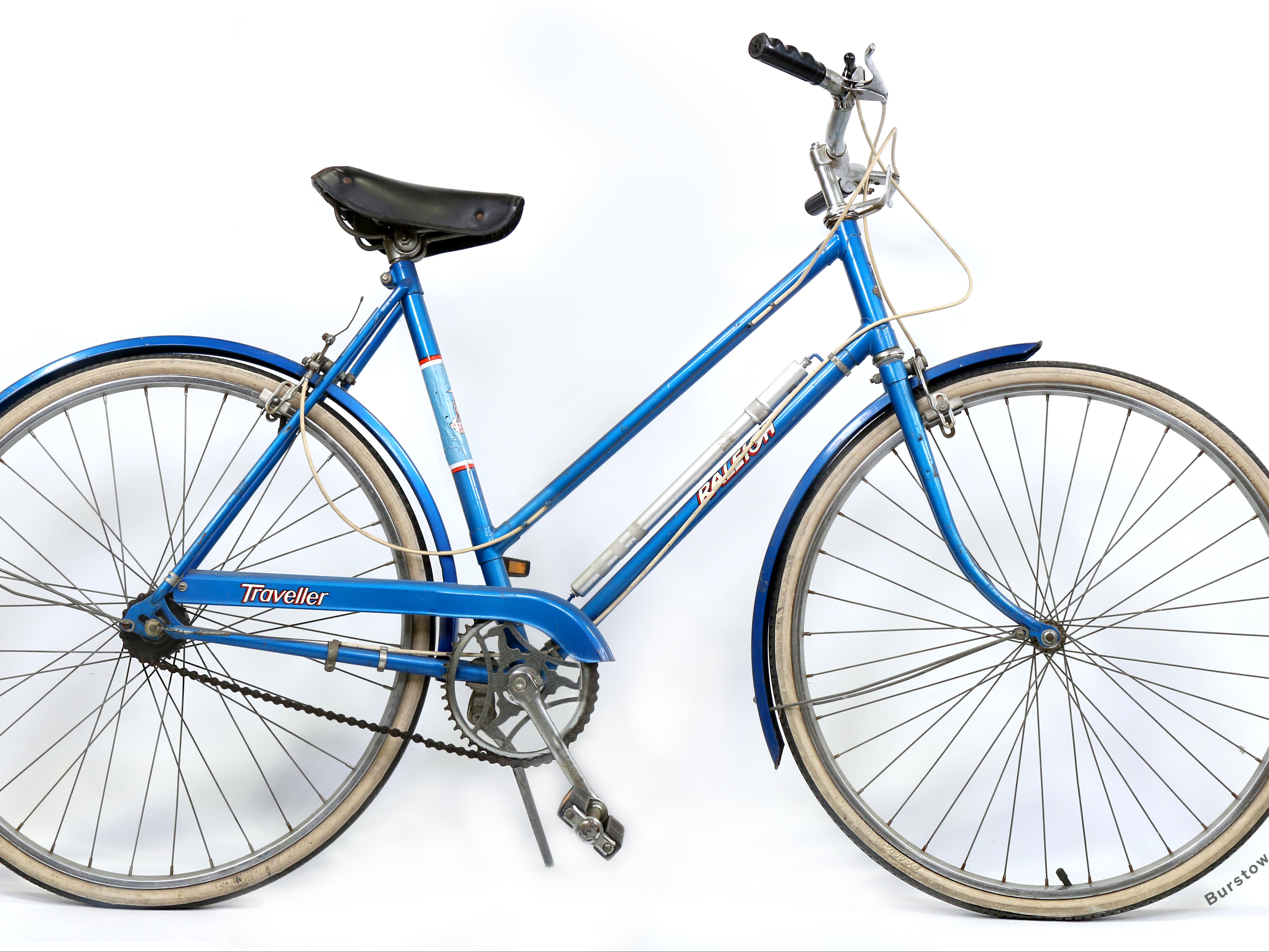 The 1970s Rayleigh Traveller bike formerly belonging to Princess Diana