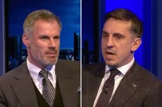 Gary Neville and Jamie Carragher highlight what could stop Man City winning Premier League title