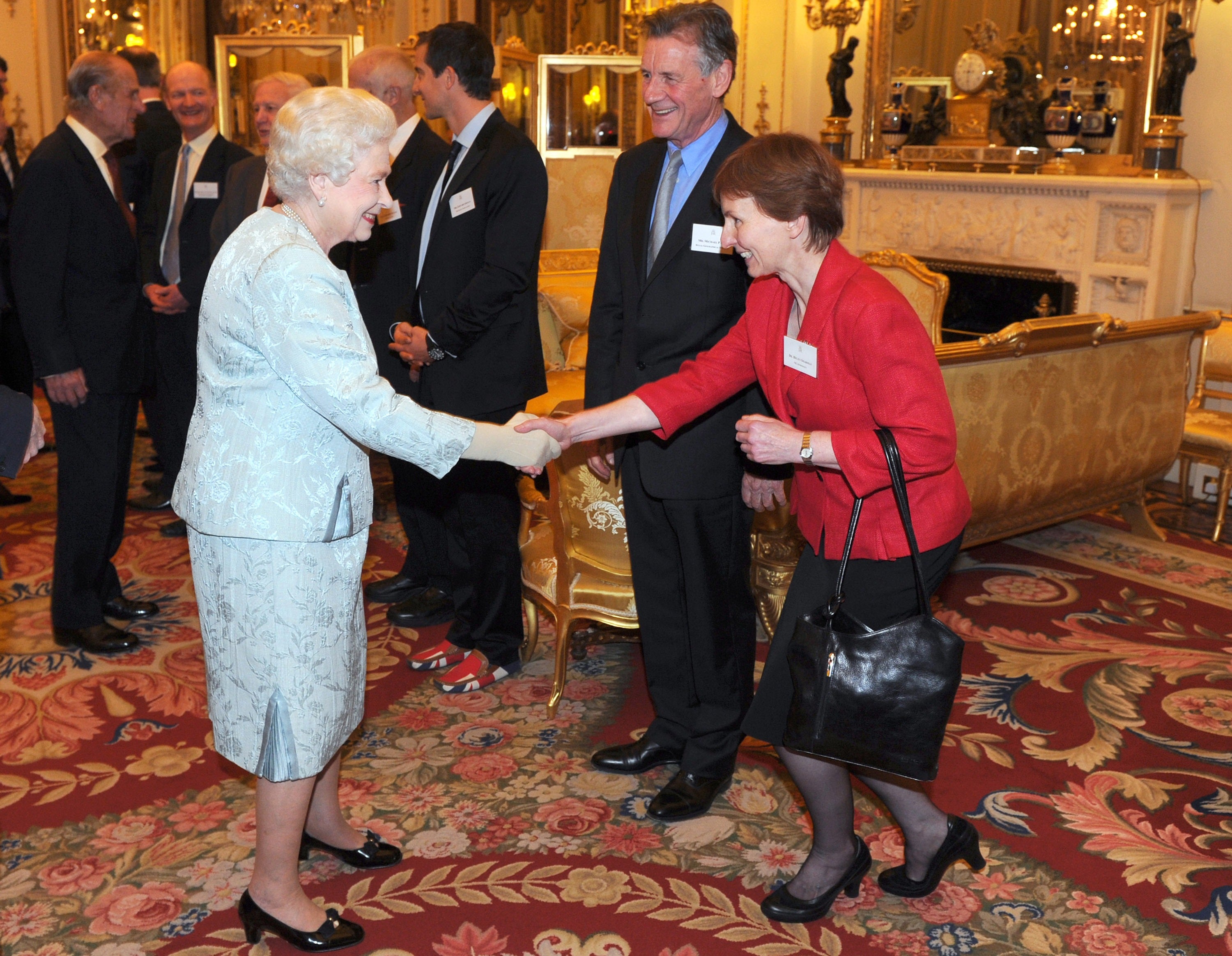 ‘I suppose 30 years ago I would never have expected people to still be interested’ – Sharman meets the Queen in 2011