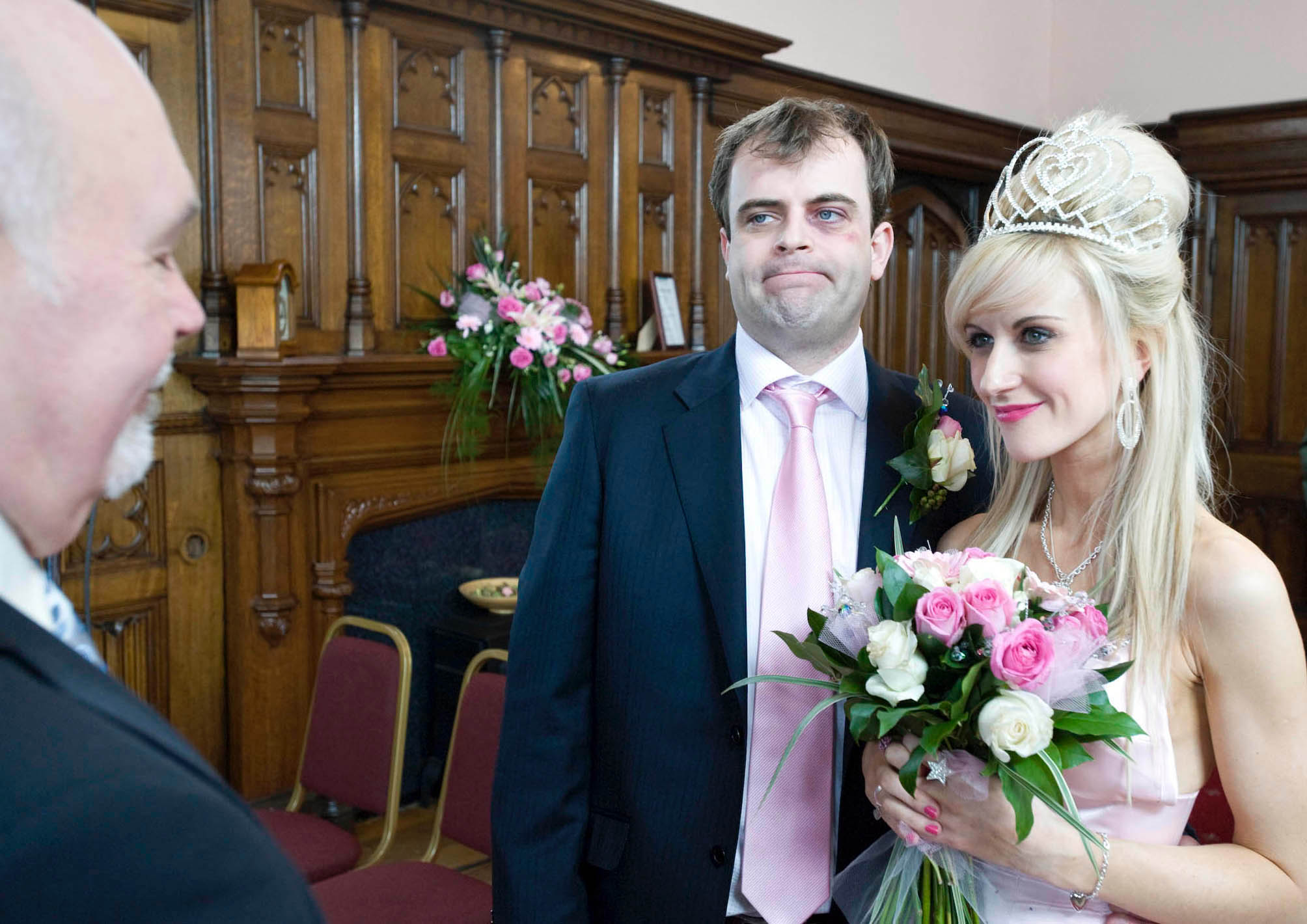 ‘Coronation Street’: Kelly as Becky McDonald (née Granger) and Simon Gregson as Steve McDonald on their wedding day