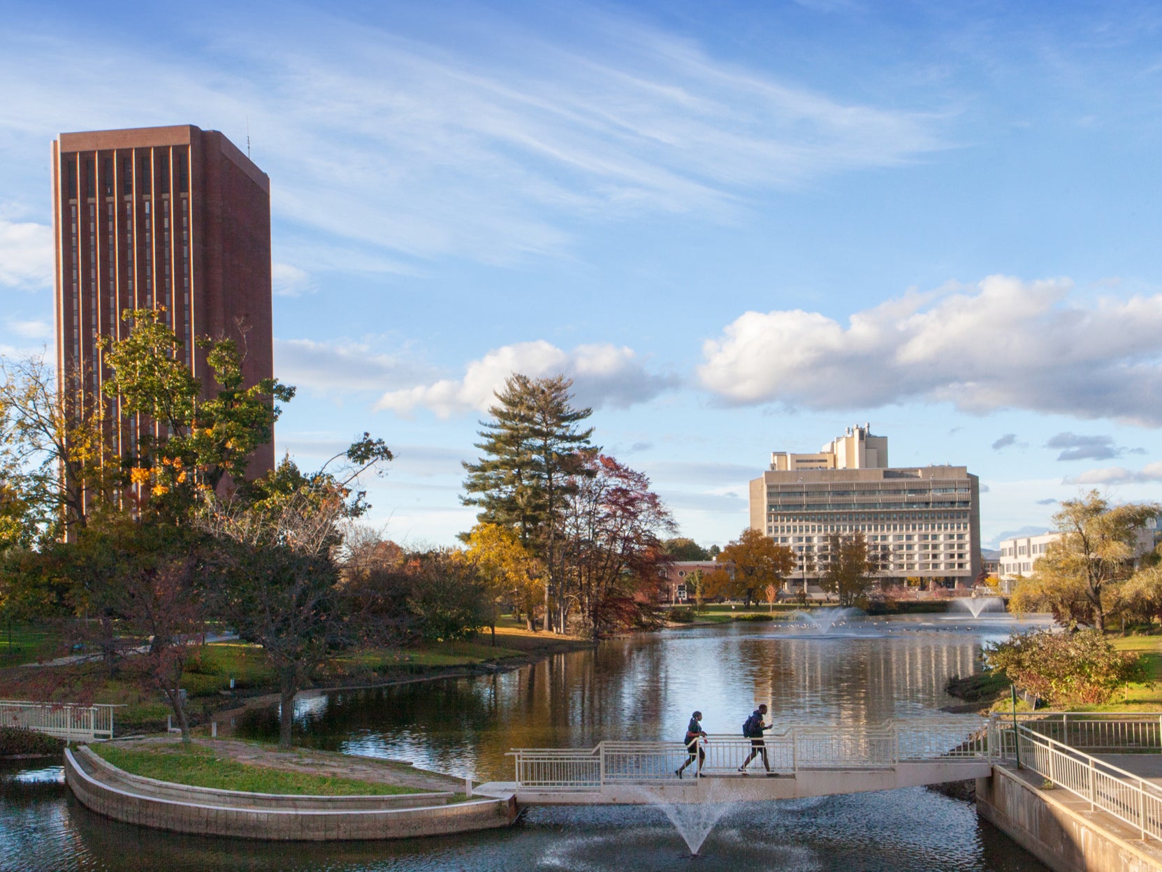 The University of Massachusetts Amherst campus