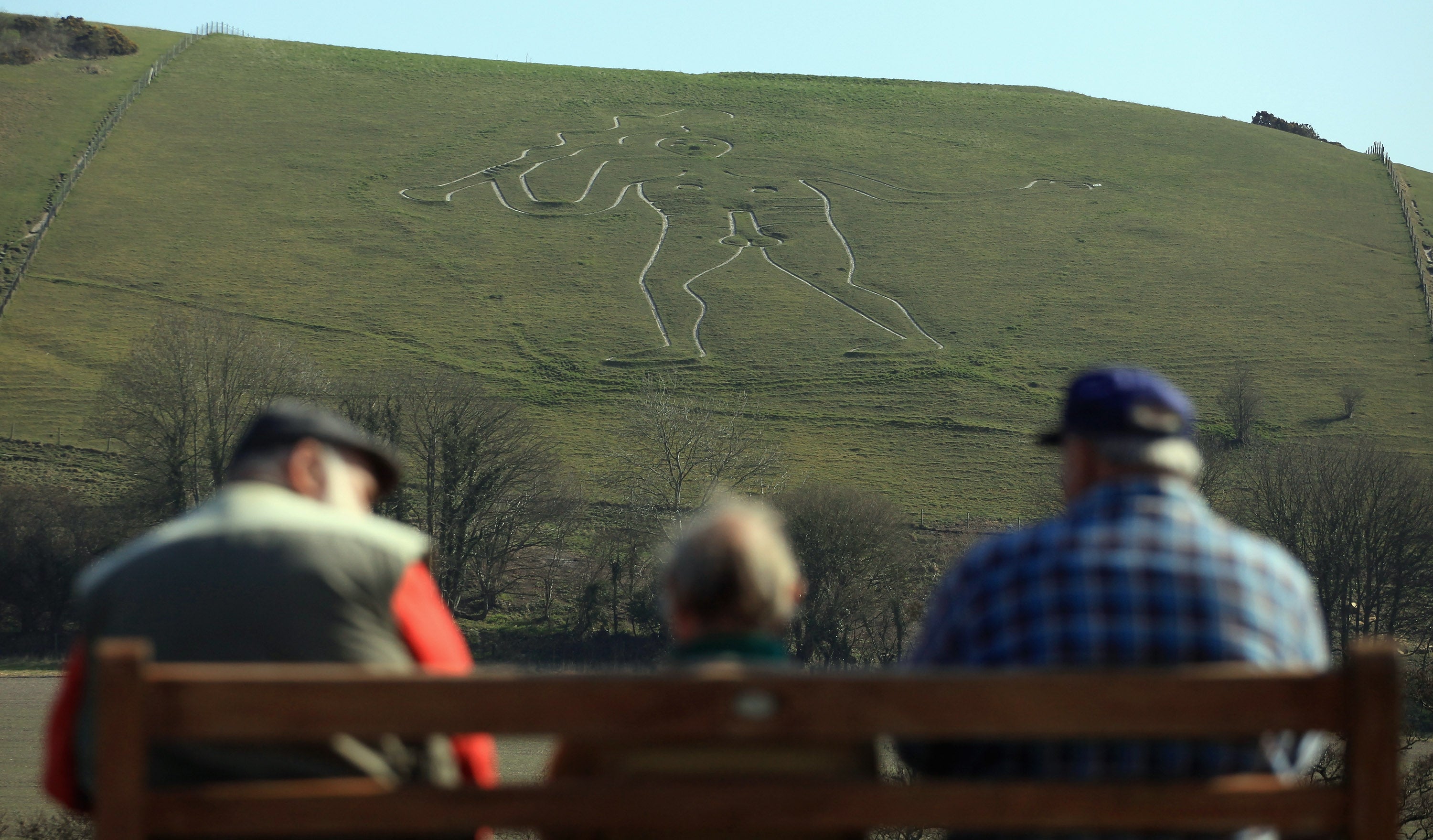 The Cerne Abbas Giant is now a popular tourist attraction