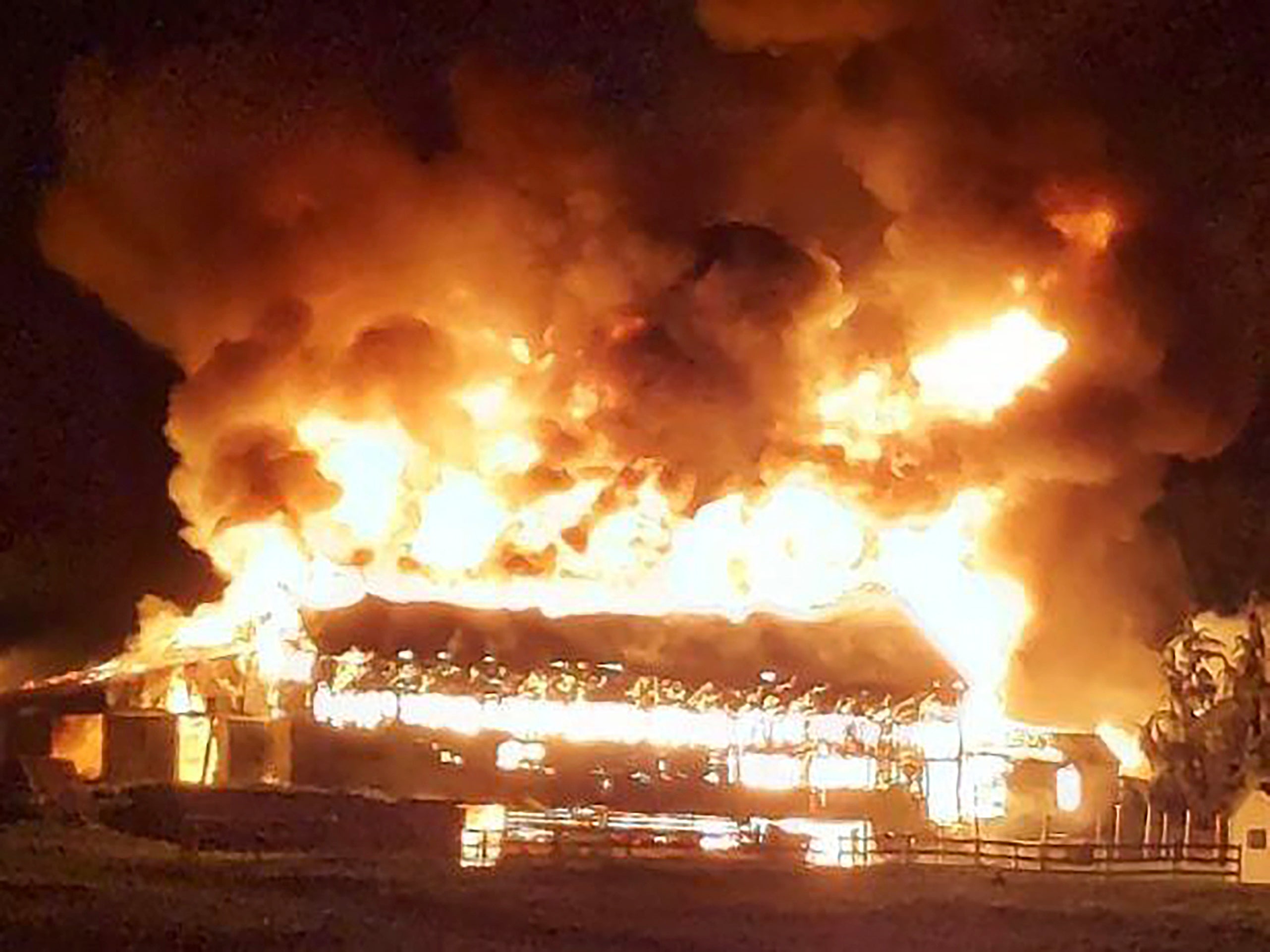 Barn Fire New Hampshire