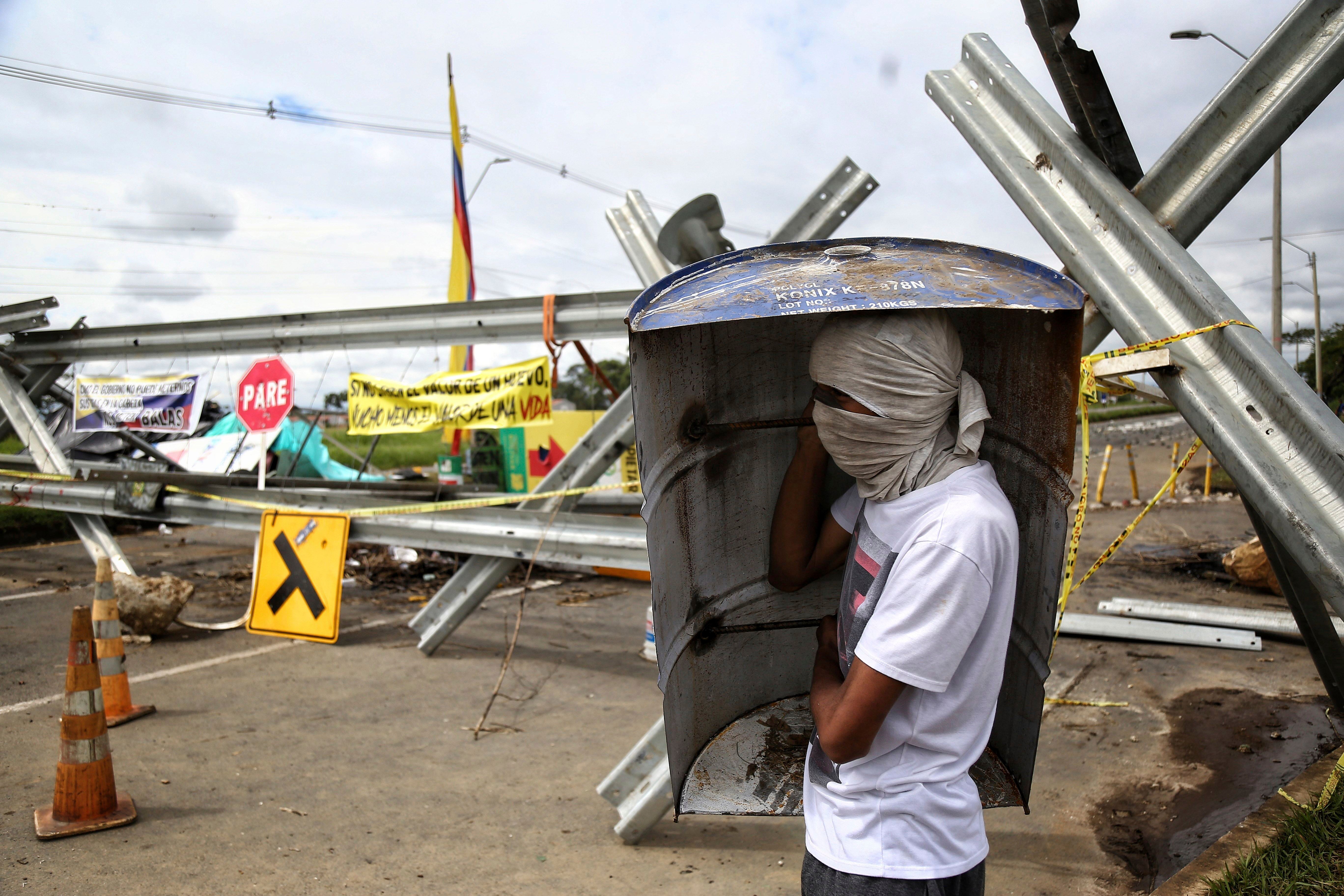 APTOPIX Colombia Protests