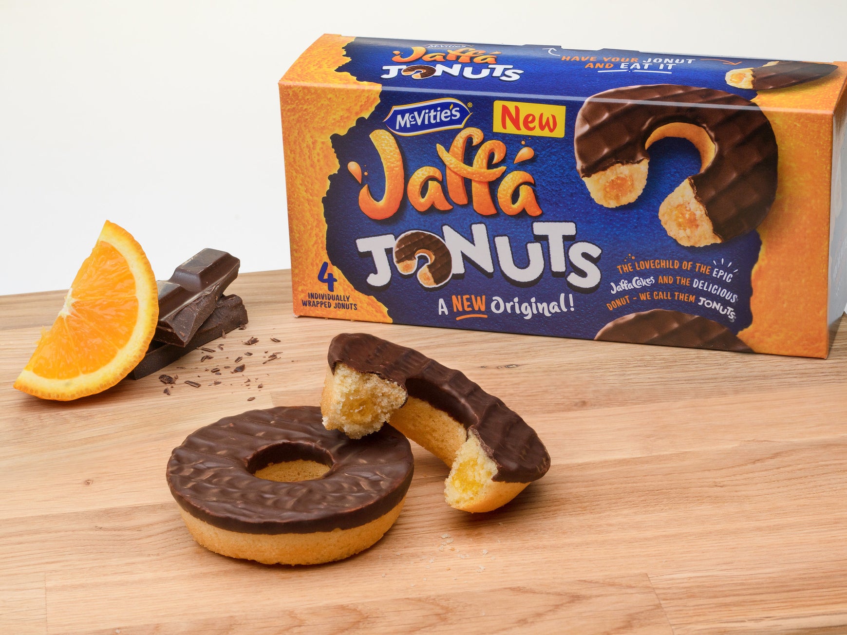 McVitie’s unveils new version of Jaffa Cakes in the shape of a doughnut, called ‘Jaffa Jonuts'