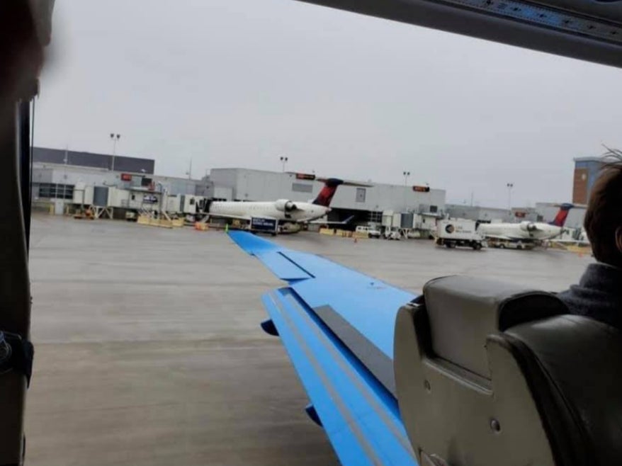 Plane door fell off just before take-off