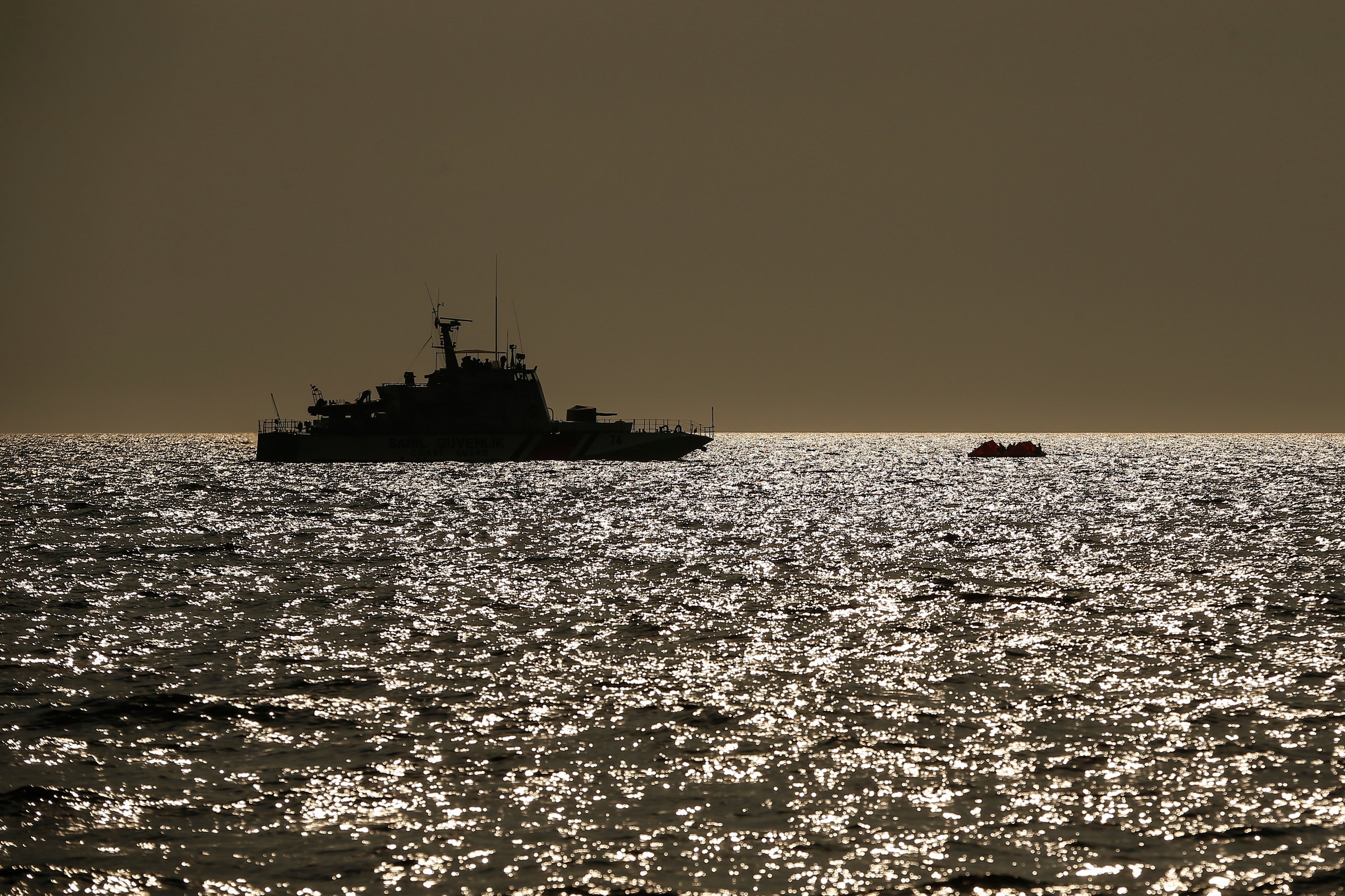 The 16 survivors claim the Greek coastguard sank the boat when they towed it at high speed towards Turkey